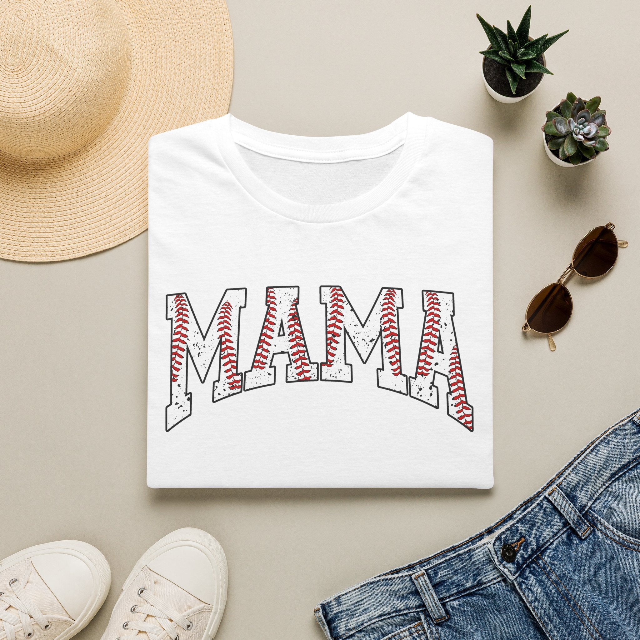Baseball MAMA - Softstyle T-Shirt