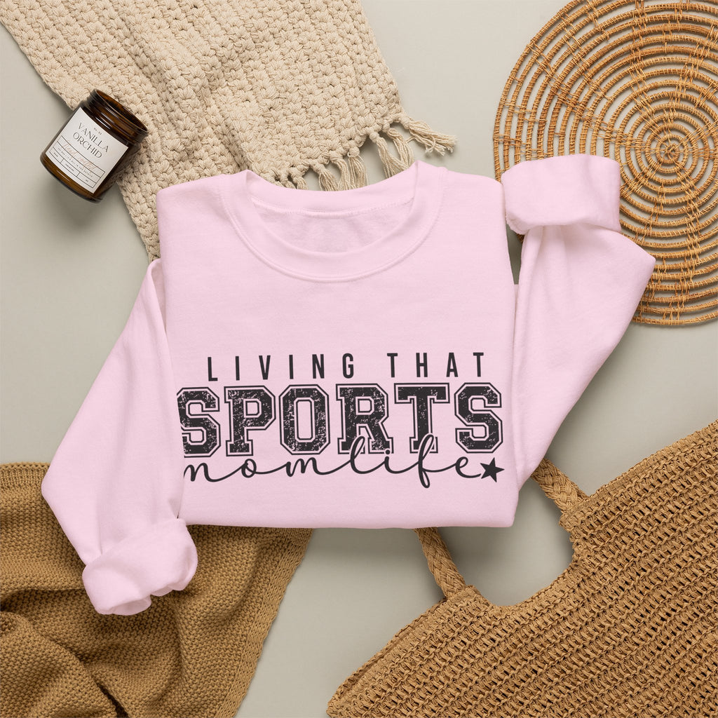 Sports Mom Life - Heavy Blend™ Crewneck Sweatshirt
