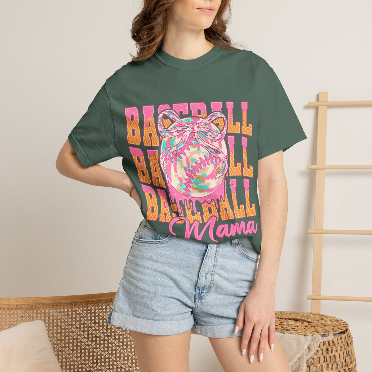 Ice cream Baseball T-shirt