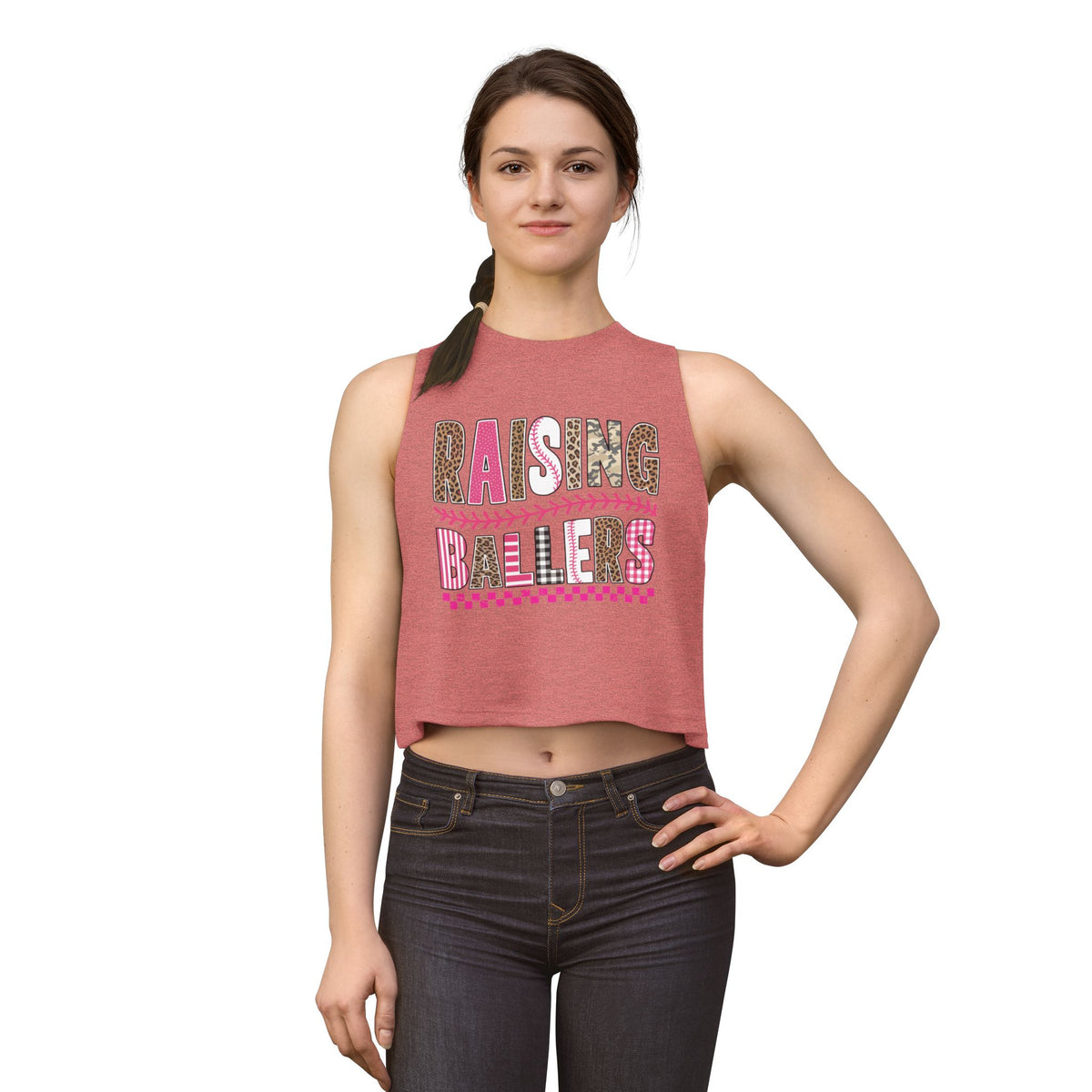 Raising Ballers Crop Top