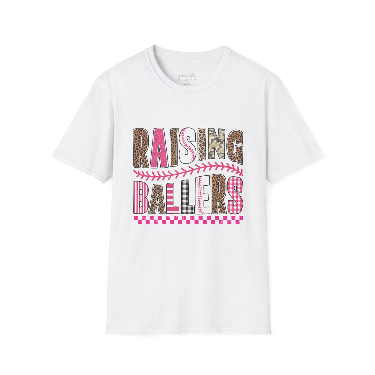 Raising Ballers Leopard & Pink Tee