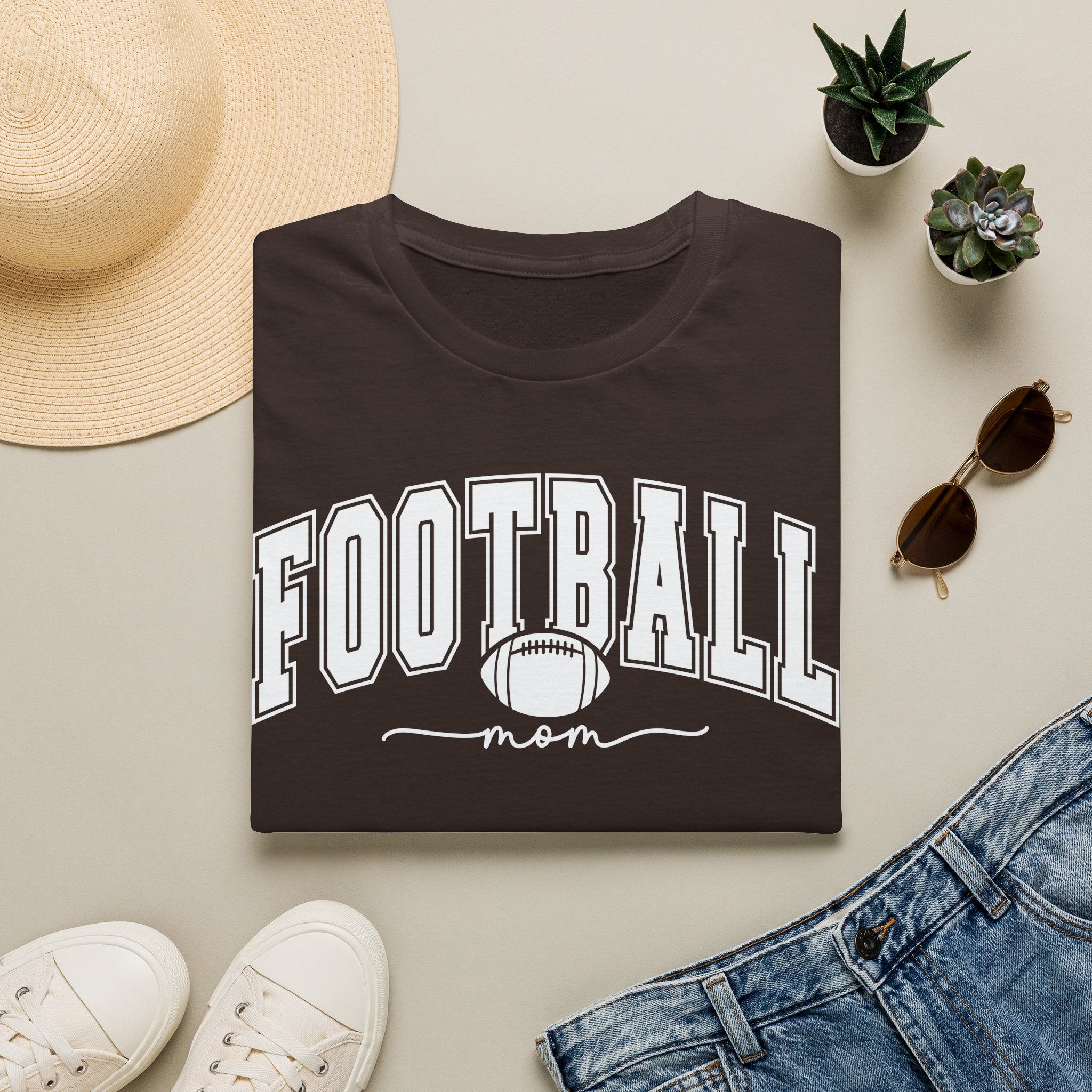 Football Mom - Softstyle T-Shirt