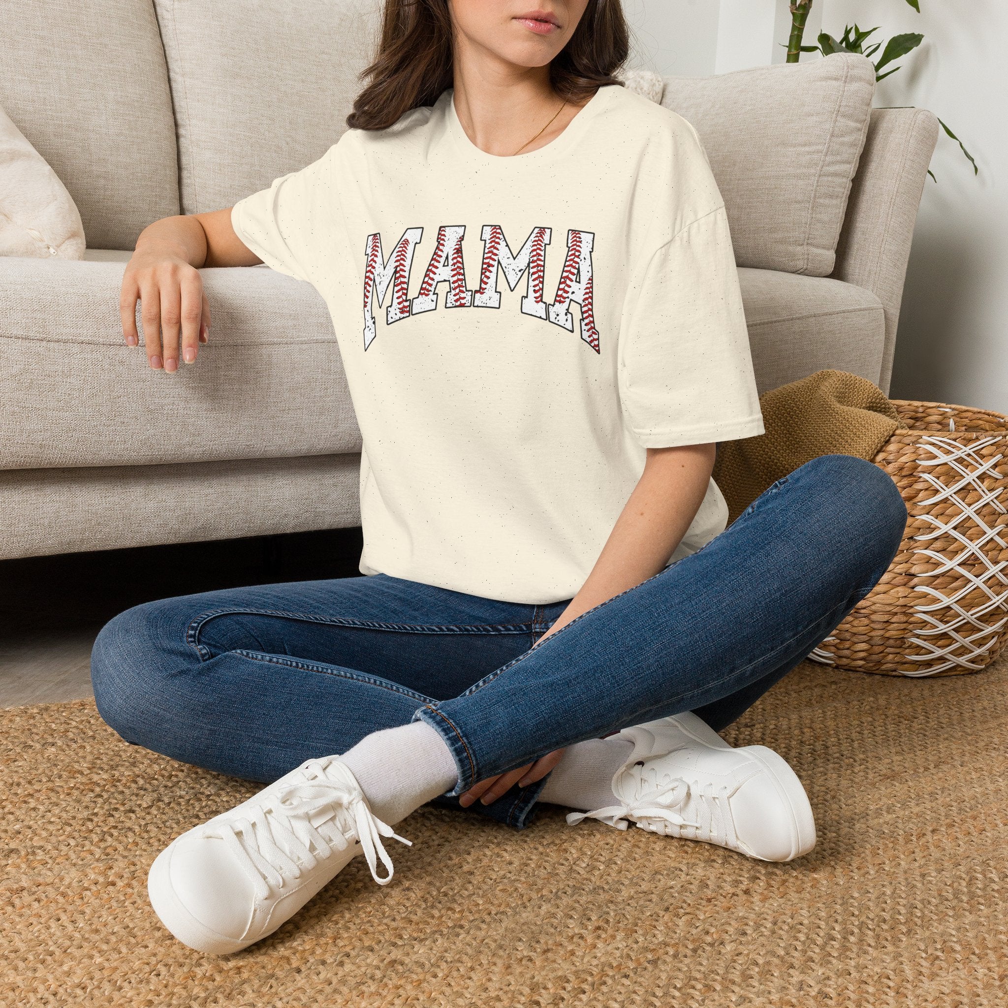 Baseball MAMA - Softstyle T-Shirt