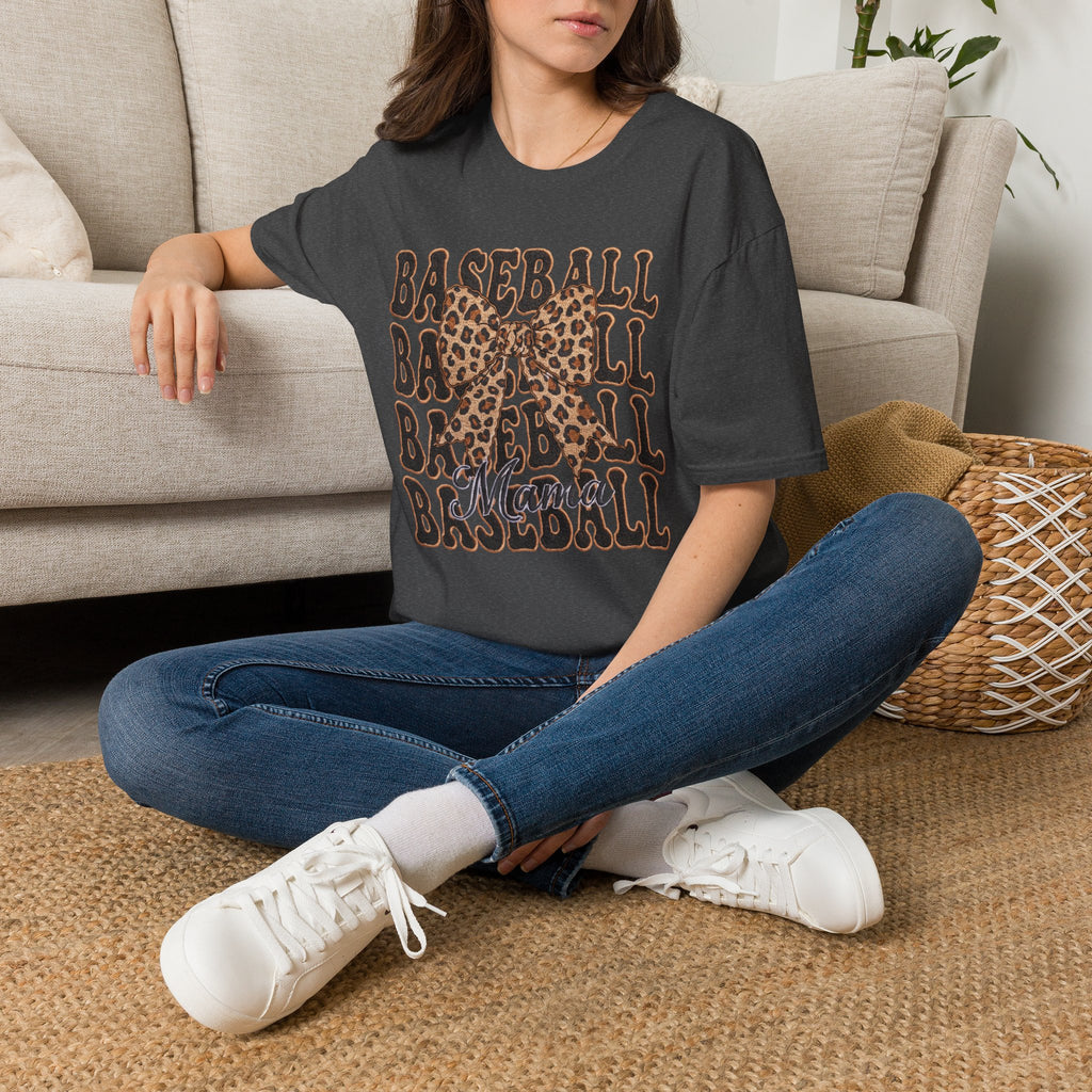Baseball Bow tie - Unisex Softstyle T-Shirt