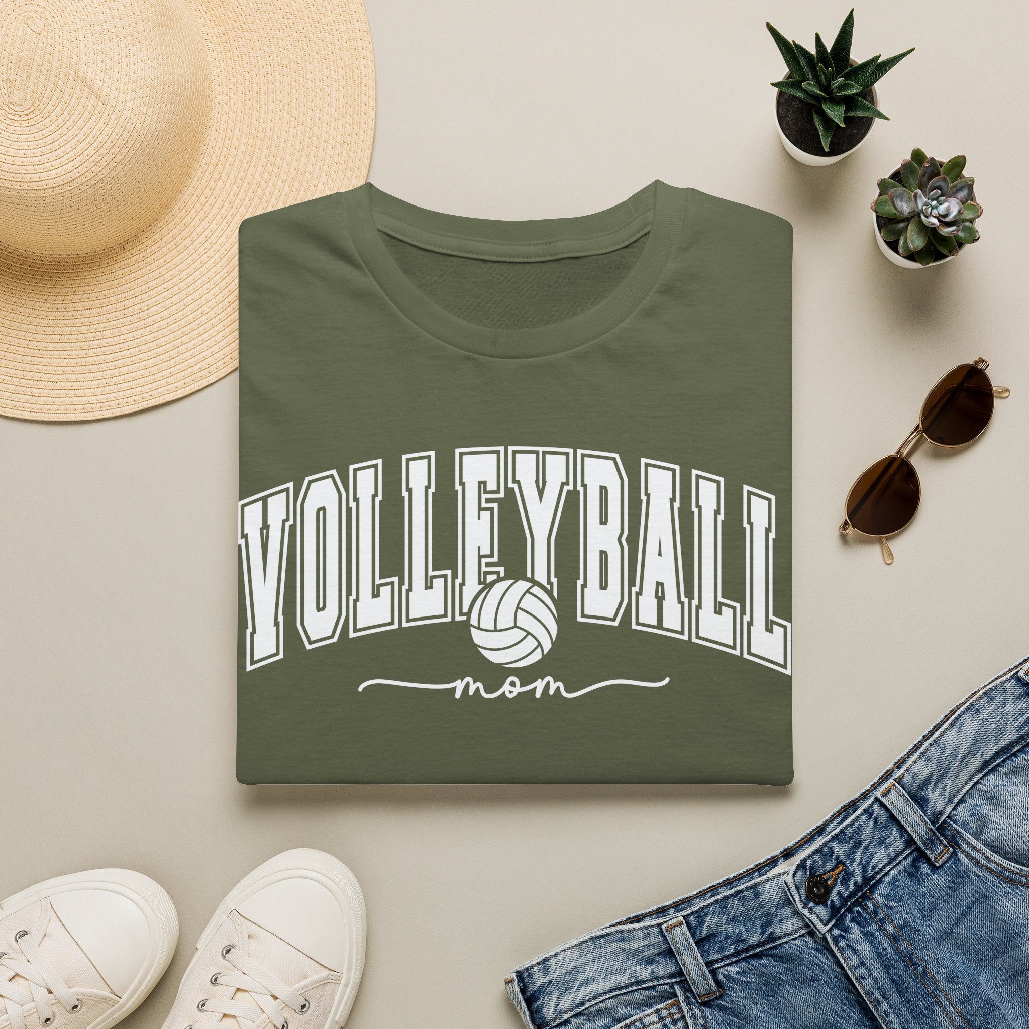 Volleyball Mom - Dark Softstyle T-Shirt