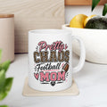 Ceramic Mug — "Pretty Chaos Football Mom" Coffee Mug
