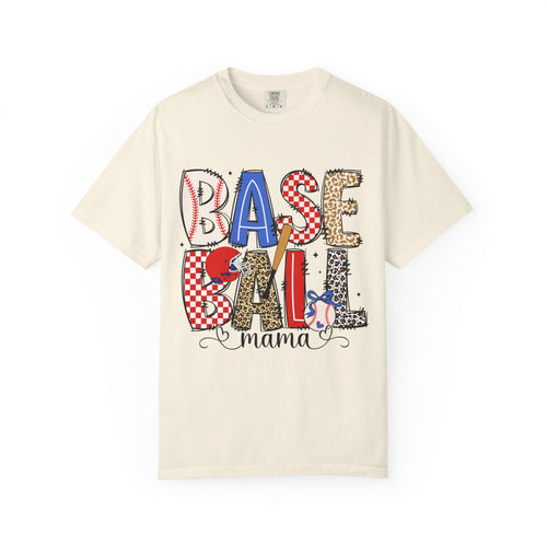 Baseball Mama Comfort Colors tee, view 2