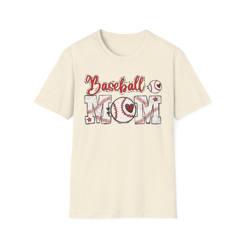 Baseball Mom - Softstyle T-Shirt