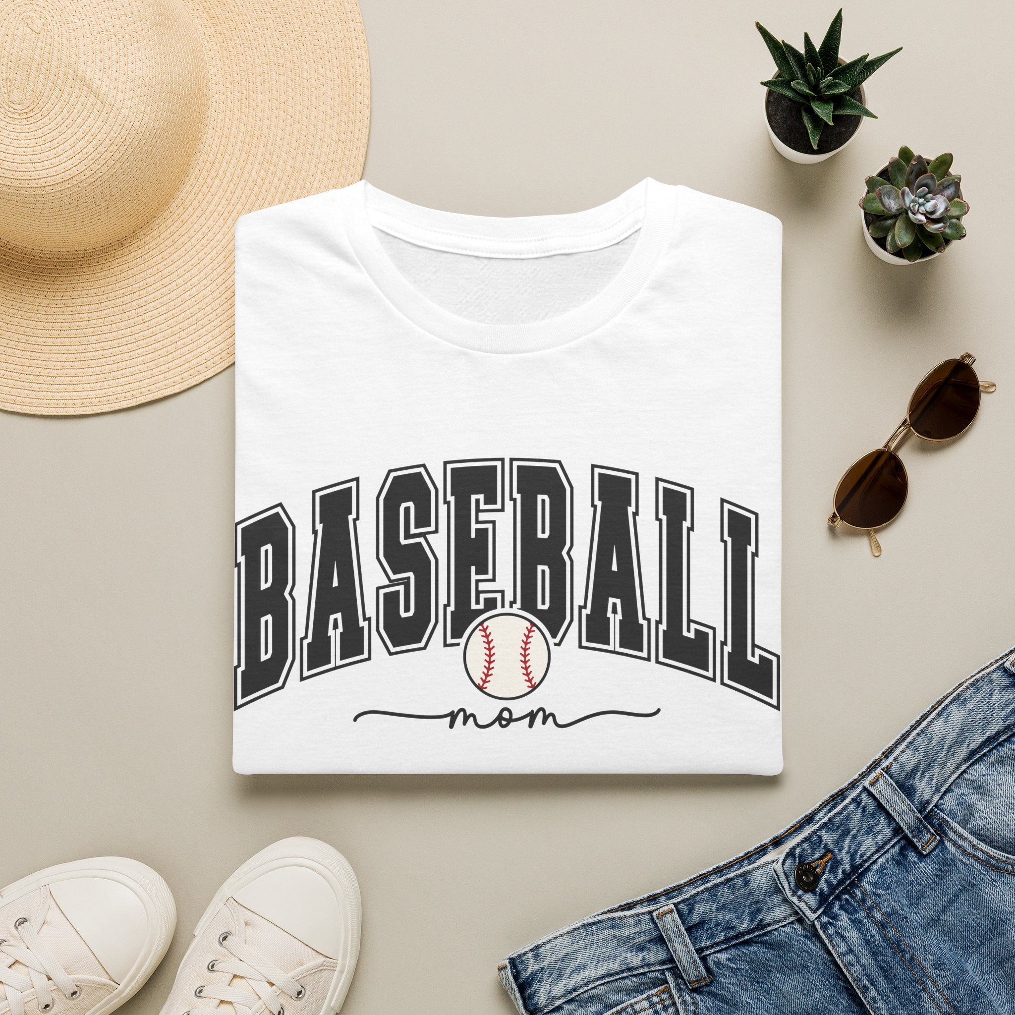 Baseball Mom - Softstyle T-Shirt