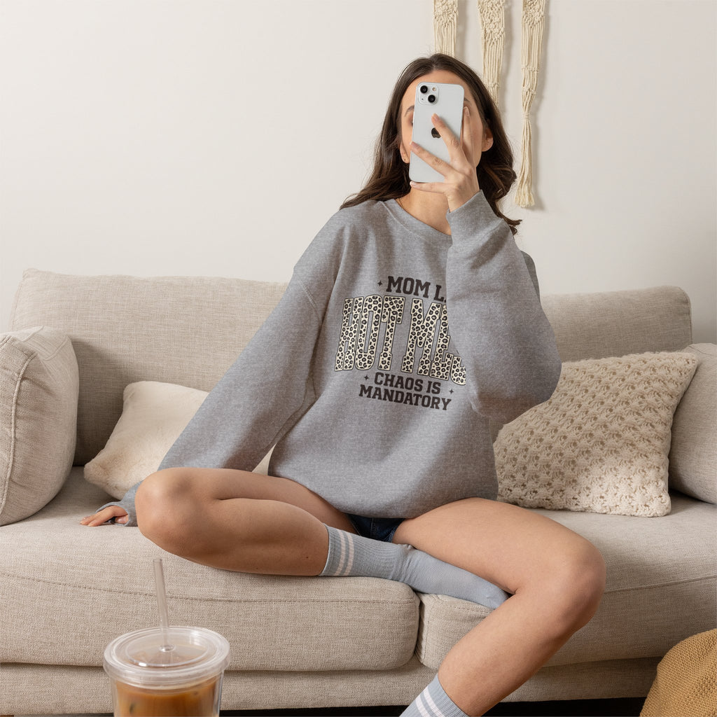 Mom Life Hot Mess - Heavy Blend™ Crewneck Sweatshirt