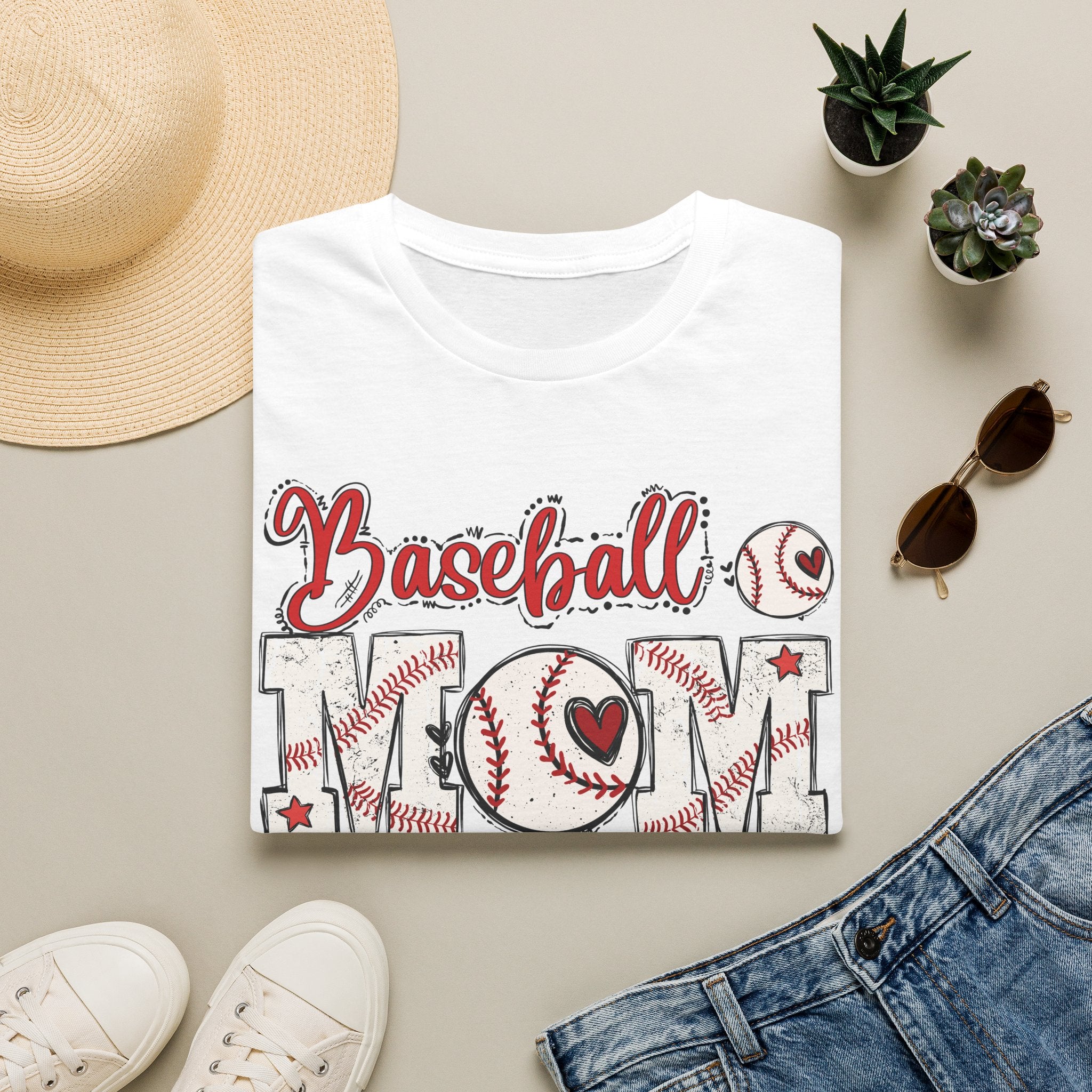 Baseball Mom - Softstyle T-Shirt