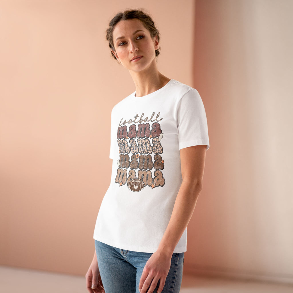 Football Mama x4 - Cotton Tee