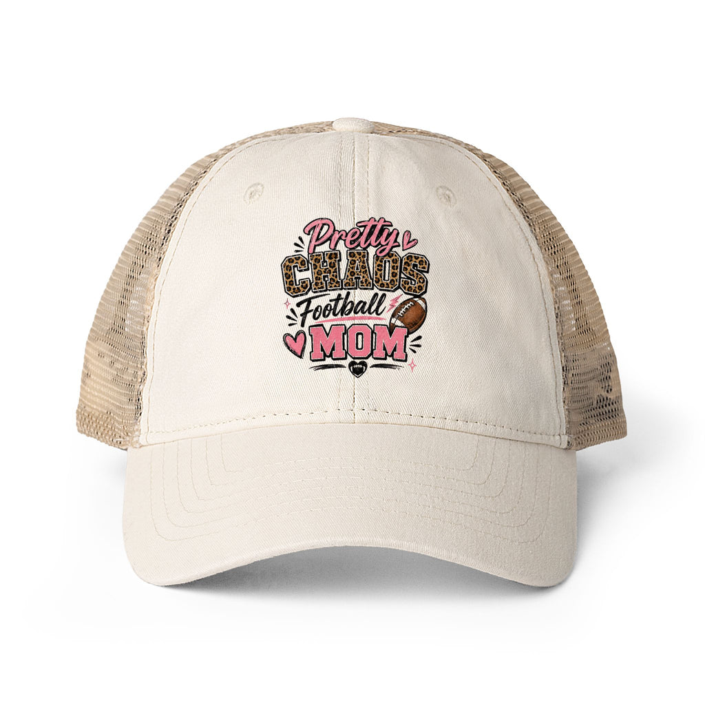Pretty Chaos Football Mom- Lighter Hats