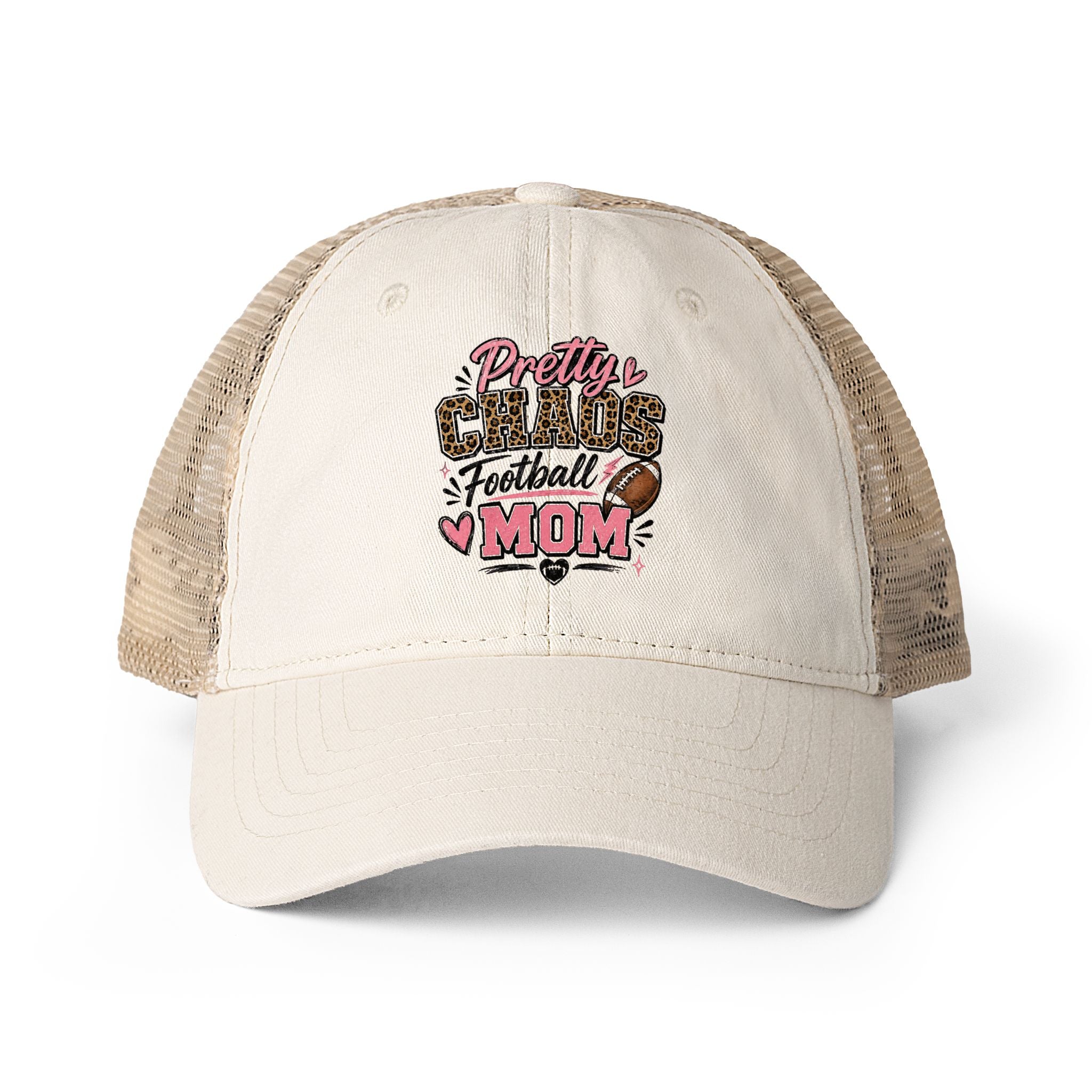 Pretty Chaos Football Mom- Lighter Hats