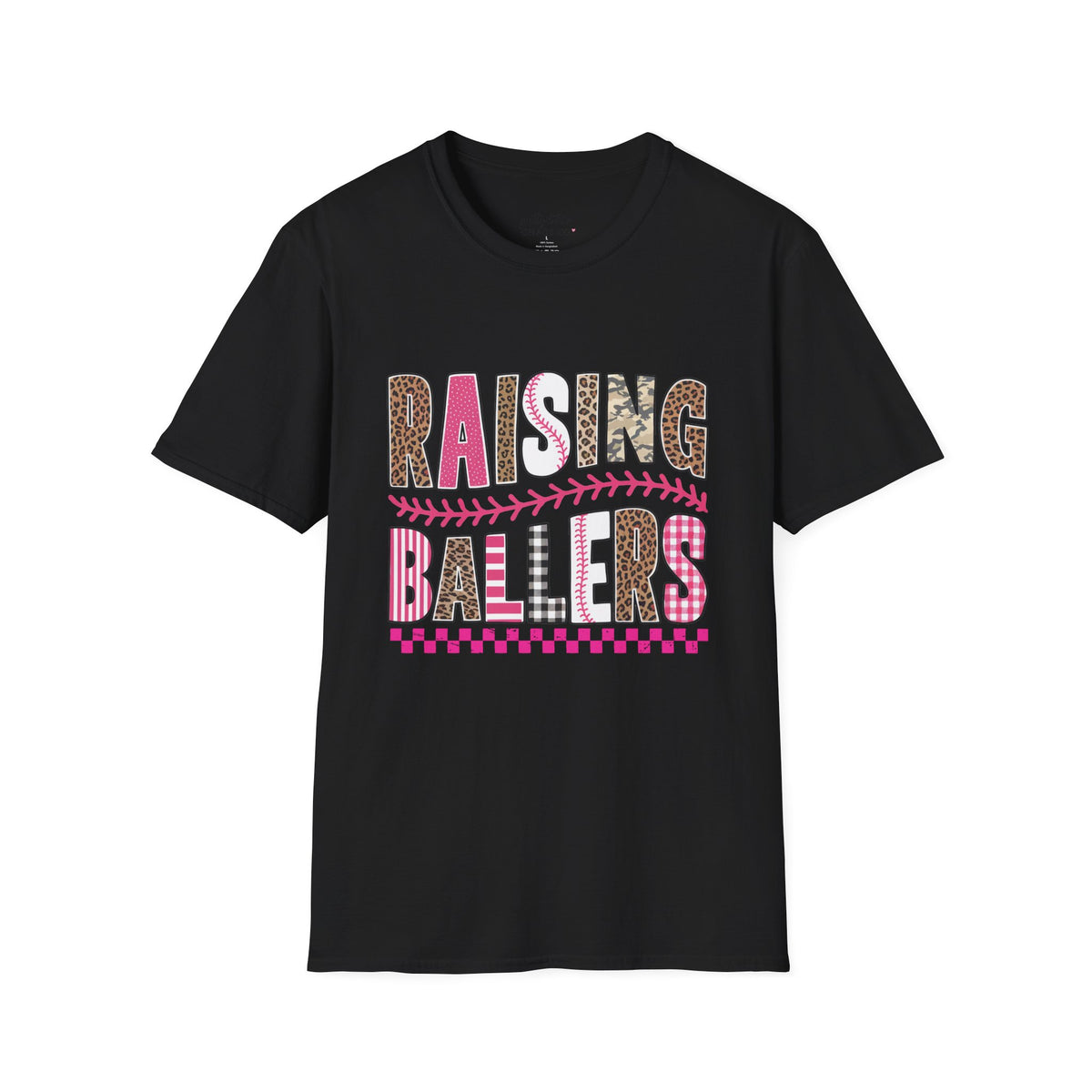 Raising Ballers Leopard & Pink Tee