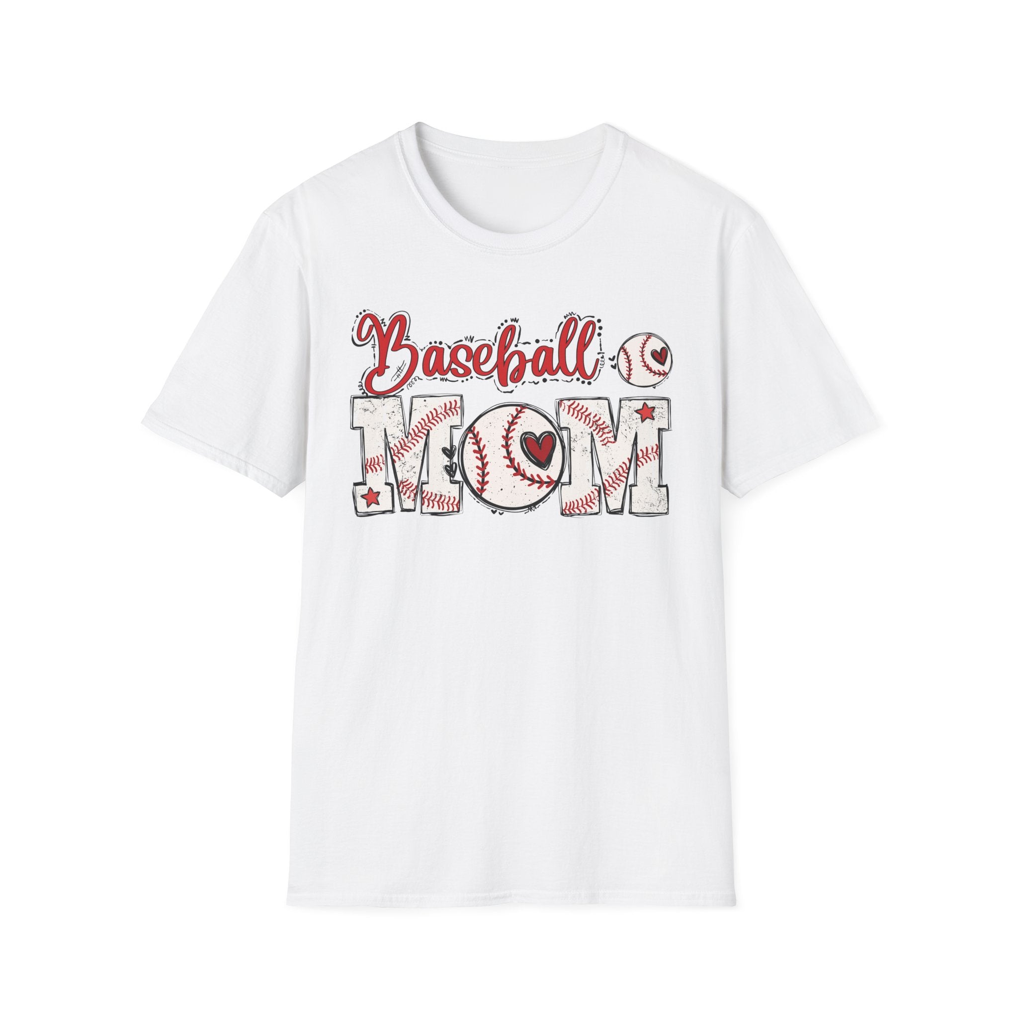 Baseball Mom - Softstyle T-Shirt