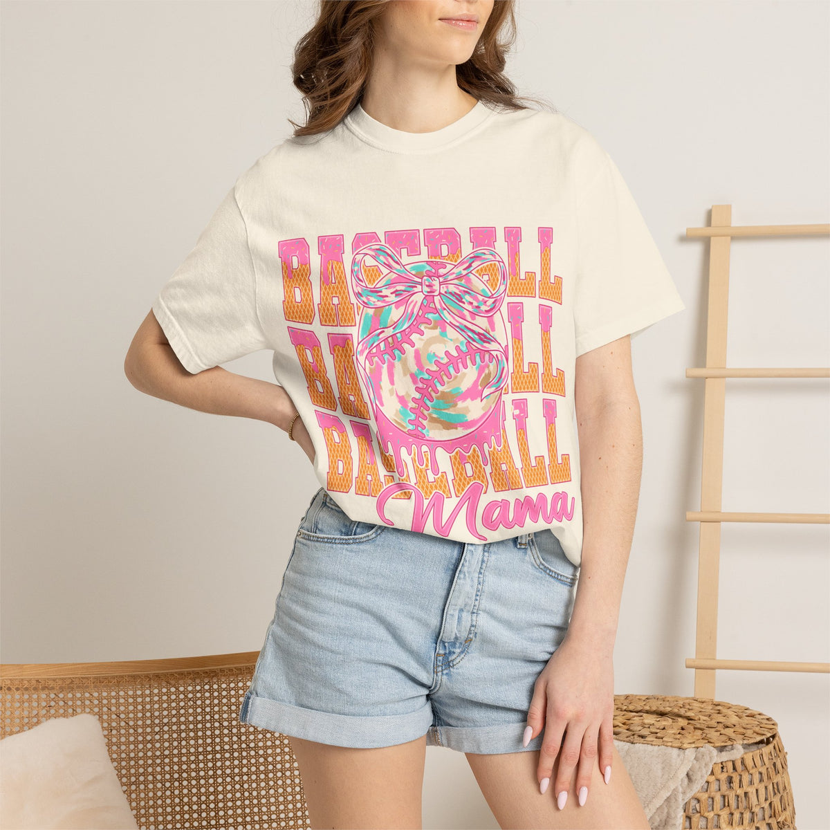 Ice cream Baseball T-shirt