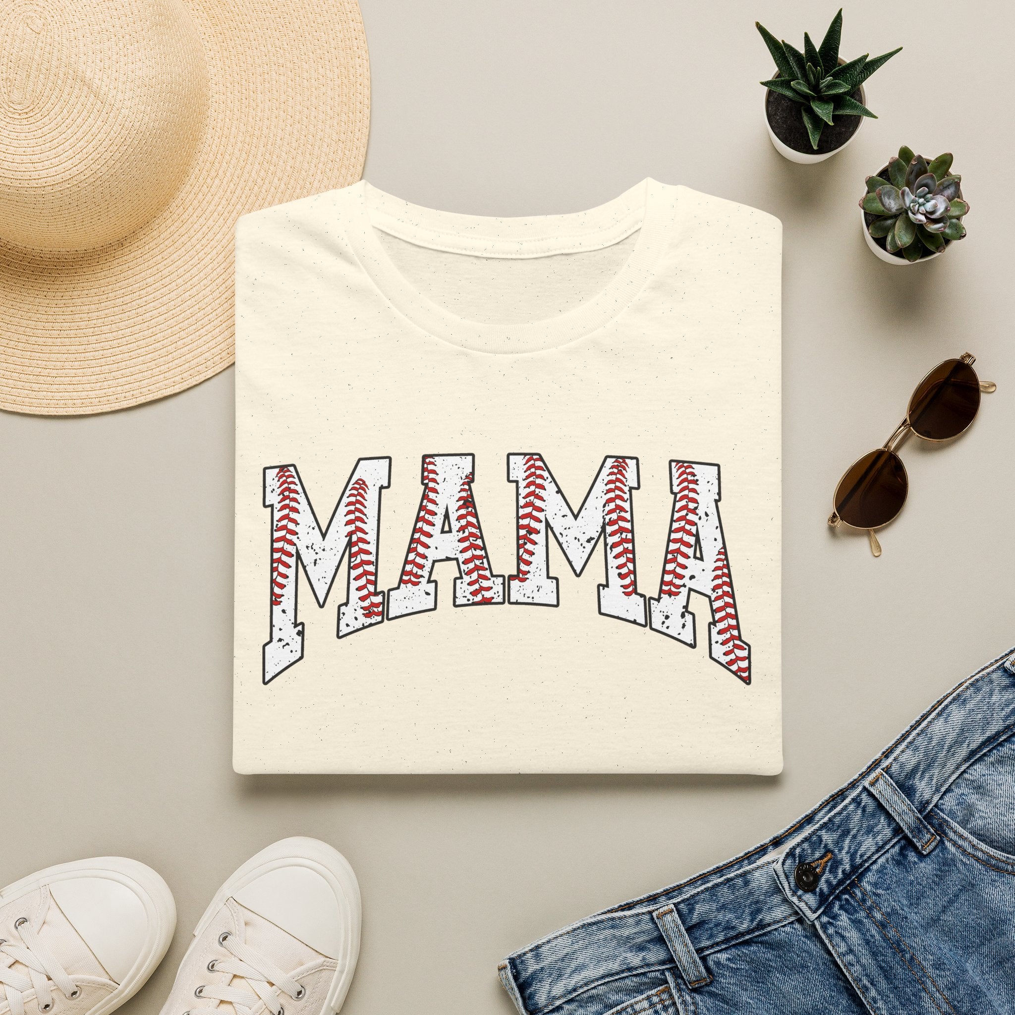 Baseball MAMA - Softstyle T-Shirt