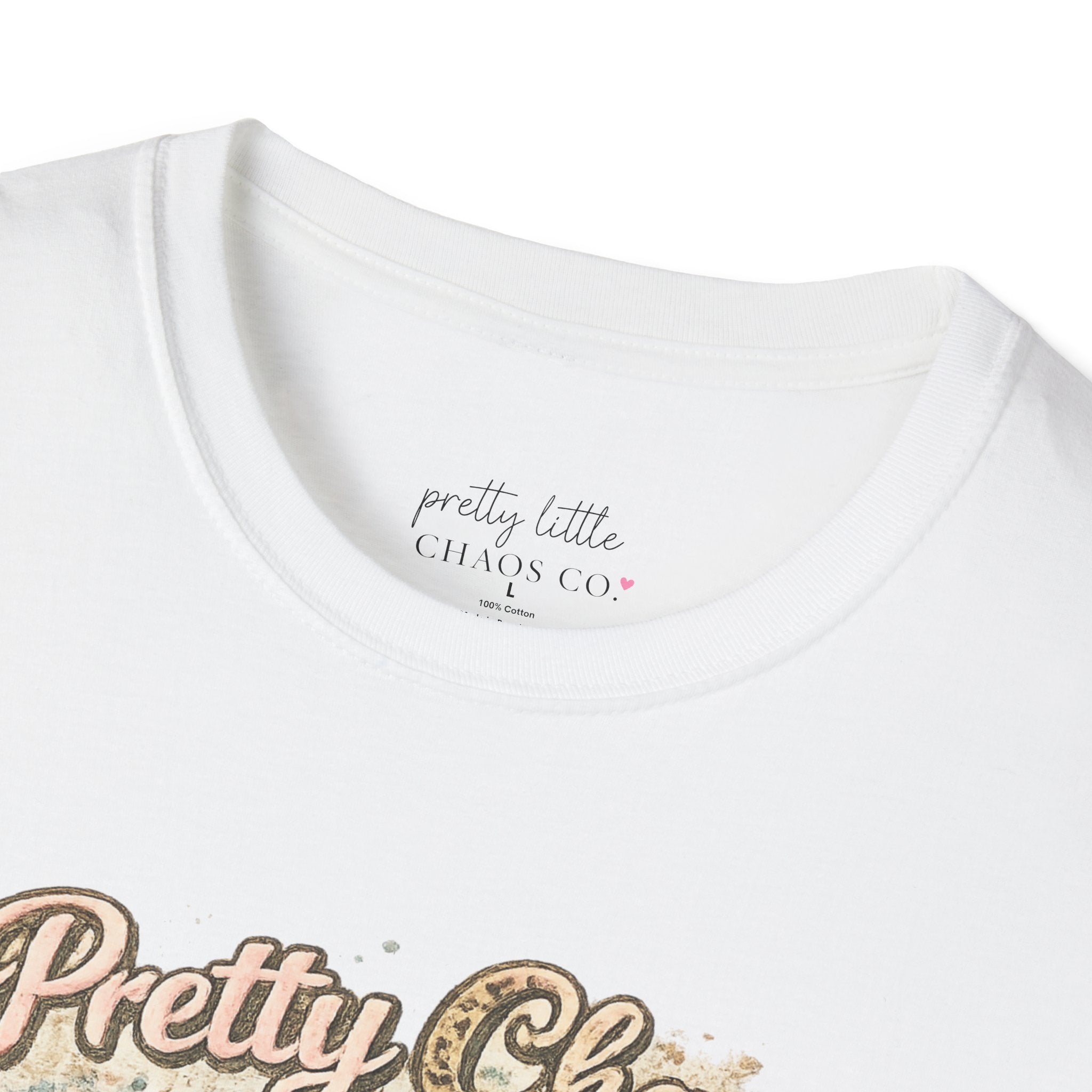 Pretty Chaos Soccer Mom - Softstyle T-Shirt