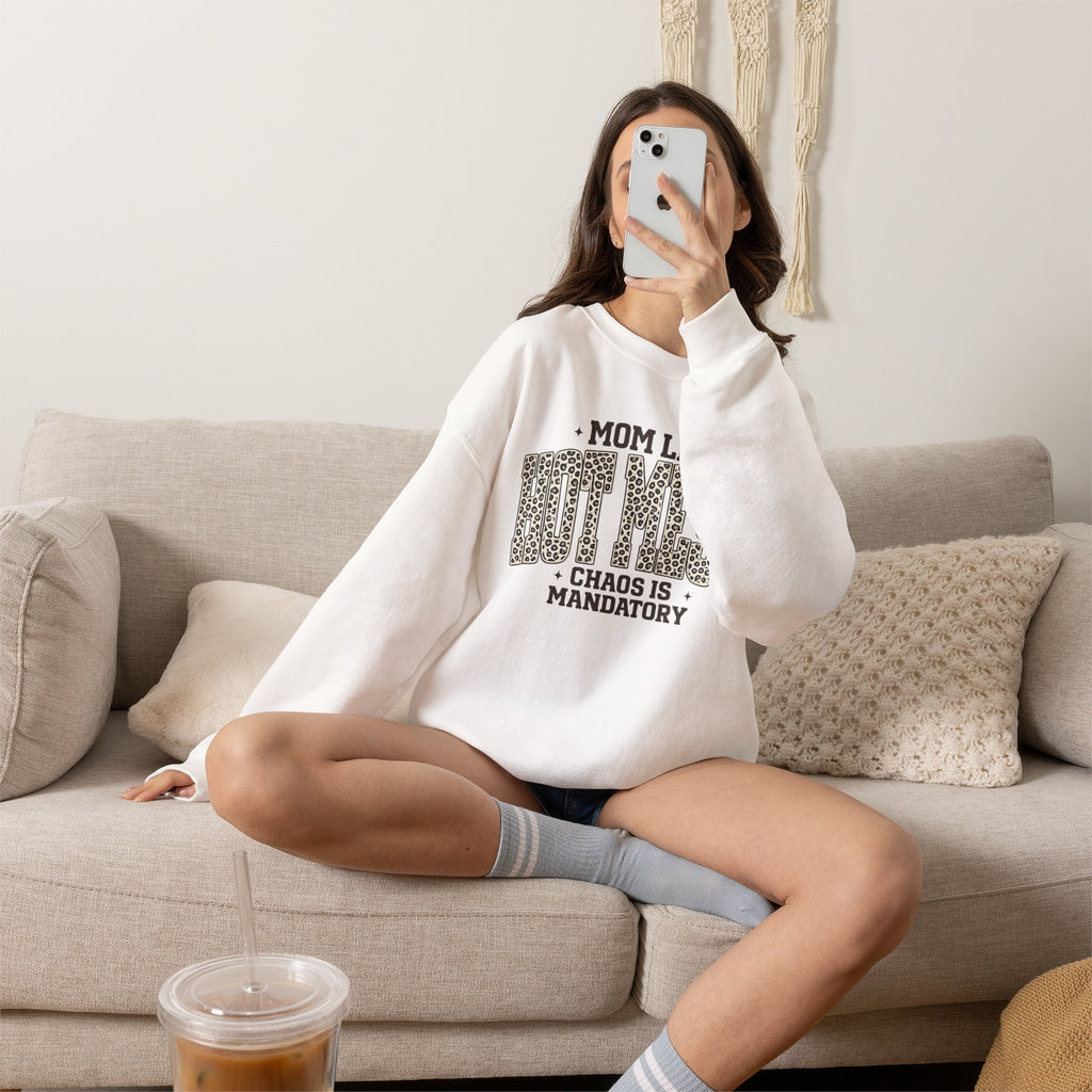 Mom Life Hot Mess - Heavy Blend™ Crewneck Sweatshirt