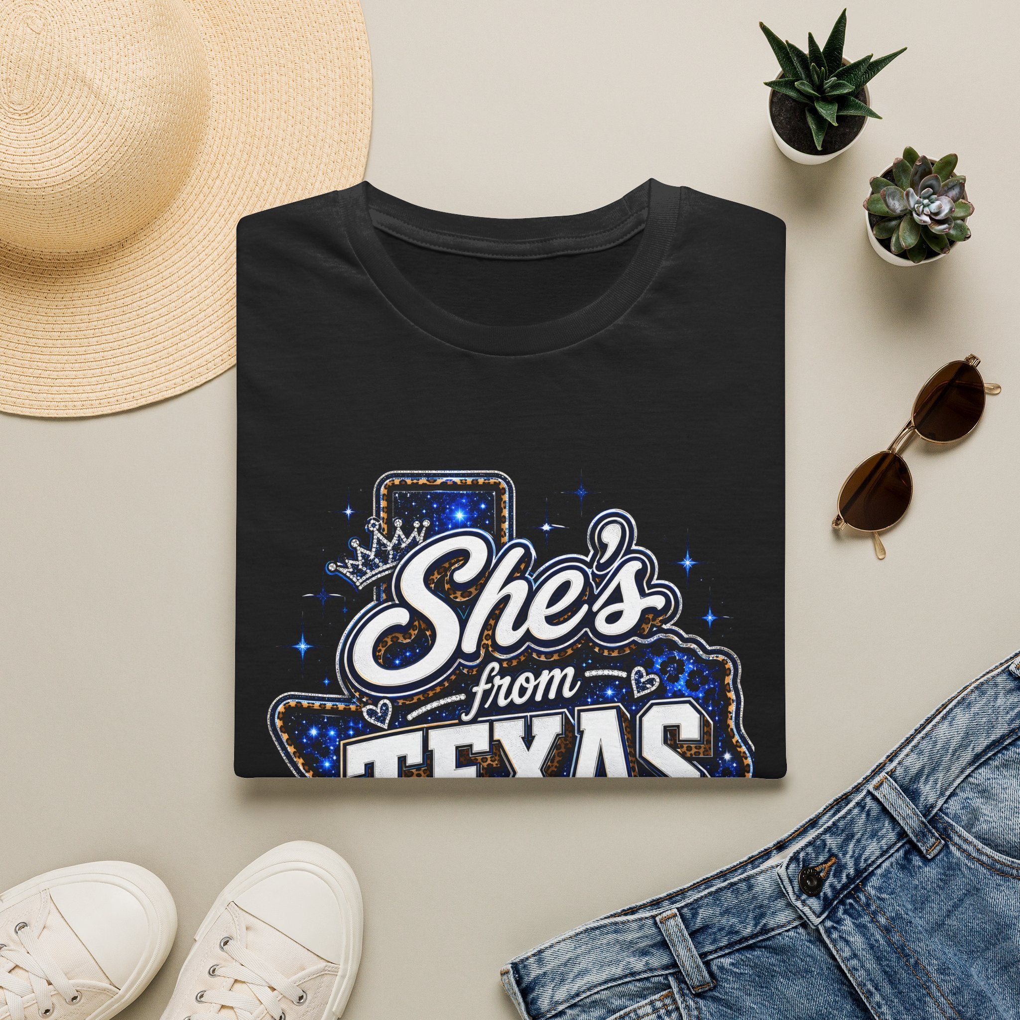 She’s From Texas -  Softstyle T-Shirt