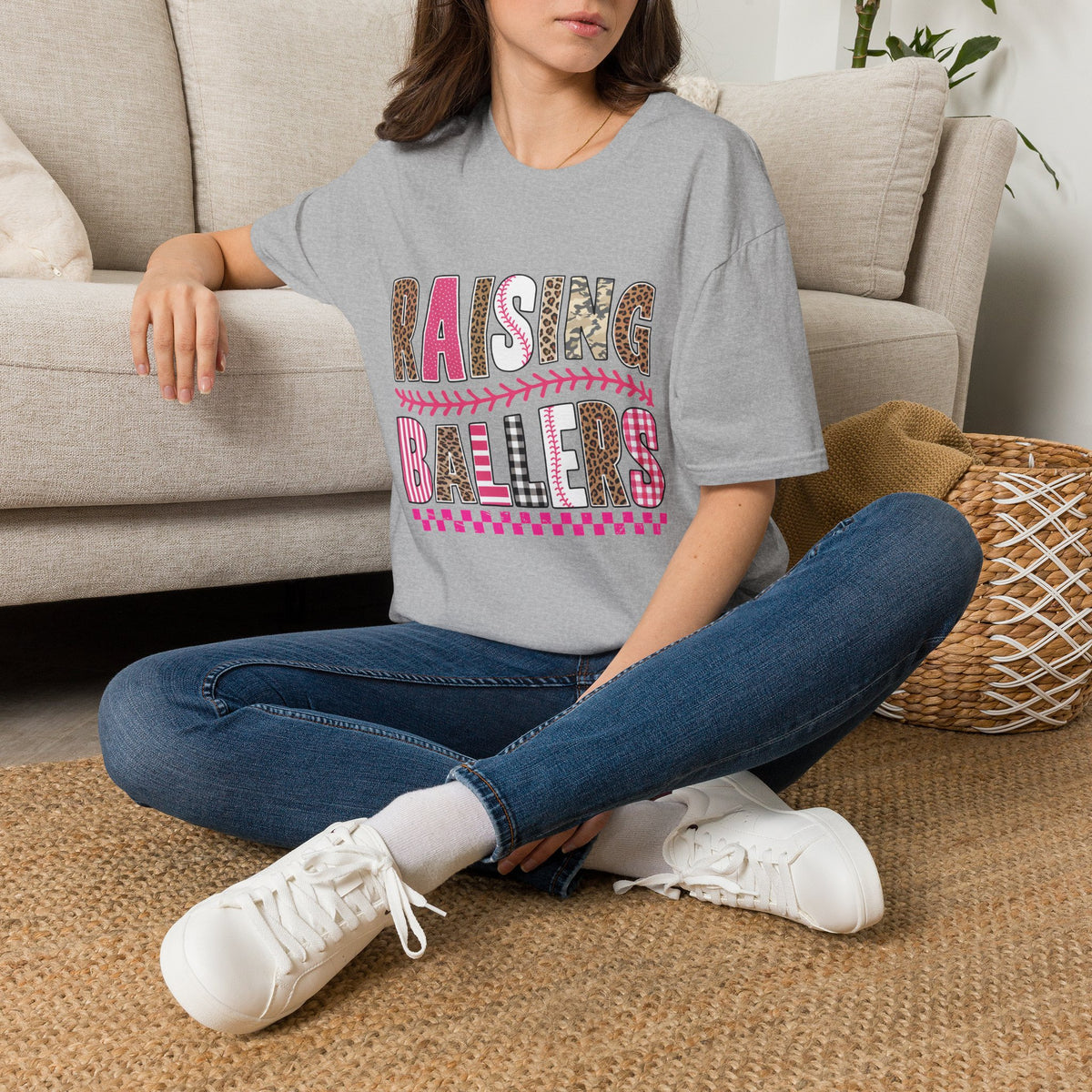 Raising Ballers - Softstyle T-Shirt