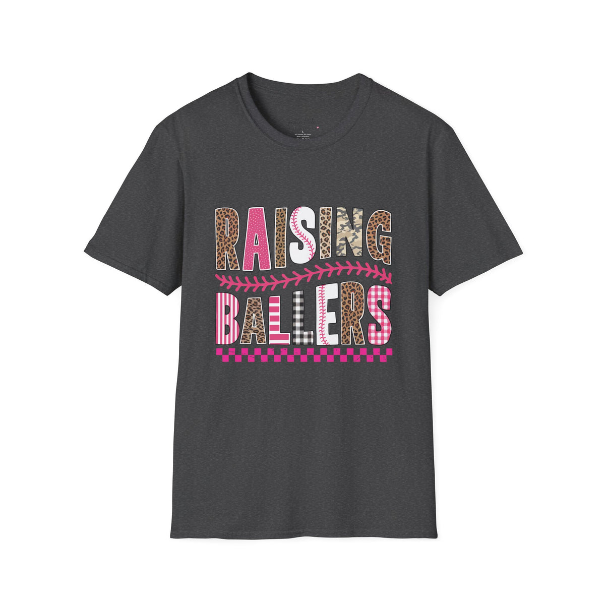 Raising Ballers Leopard & Pink Tee