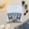 Soccer Mom Hair in Bun - Softstyle T-Shirt