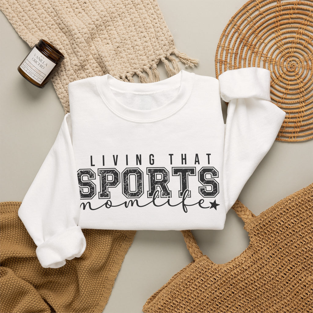 Sports Mom Life - Heavy Blend™ Crewneck Sweatshirt