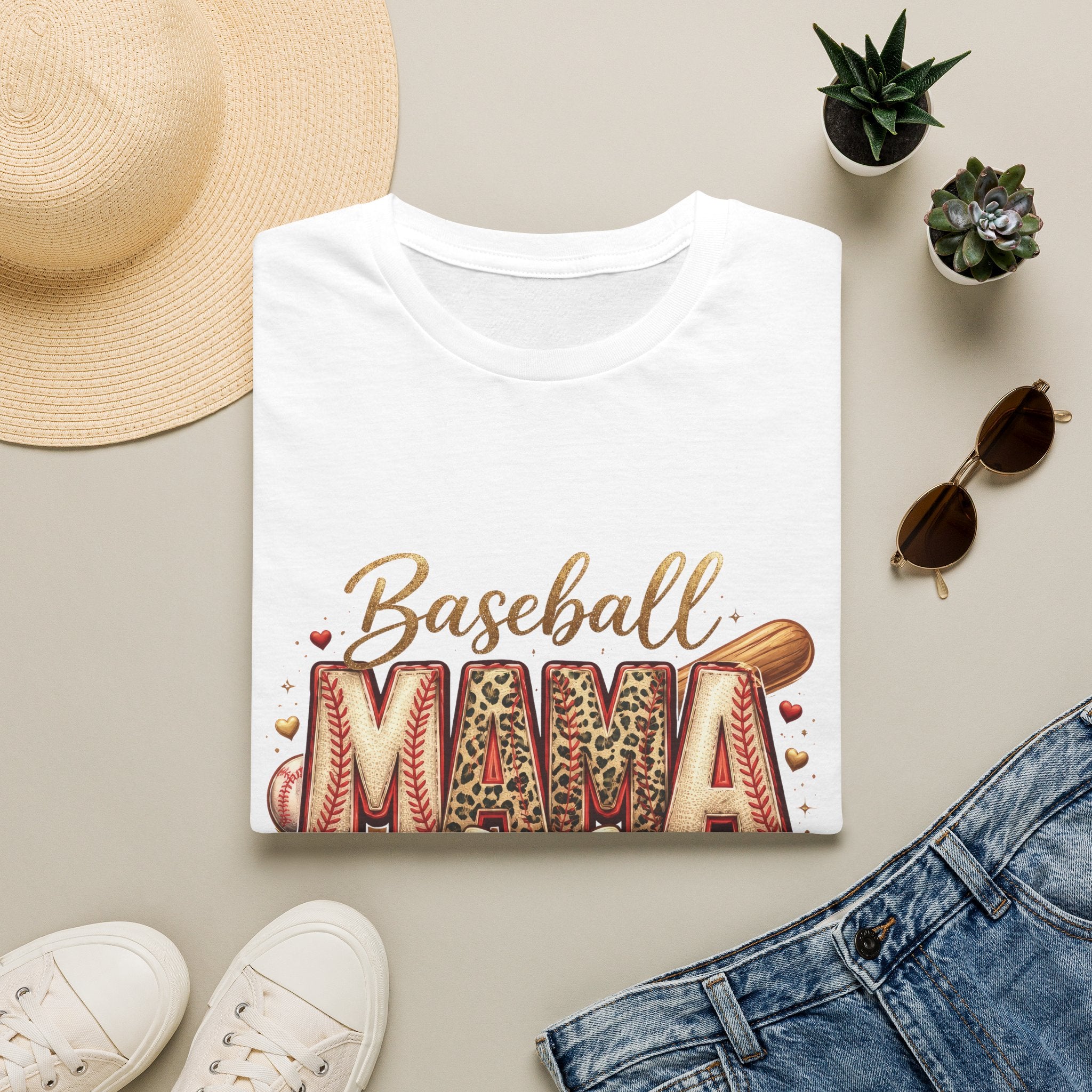 Baseball Mom - Softstyle T-Shirt