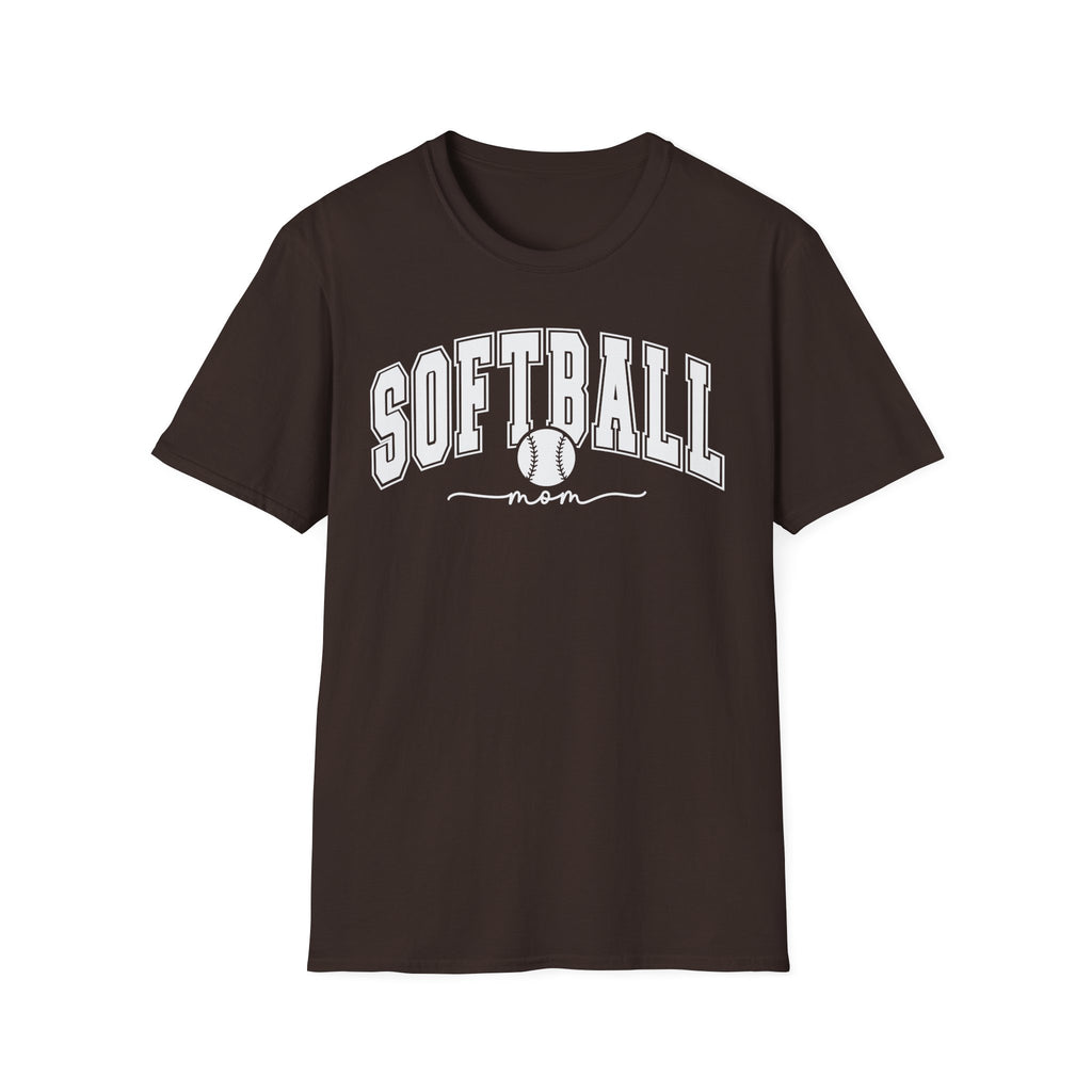 Soft ball Mom - Softstyle T-Shirt
