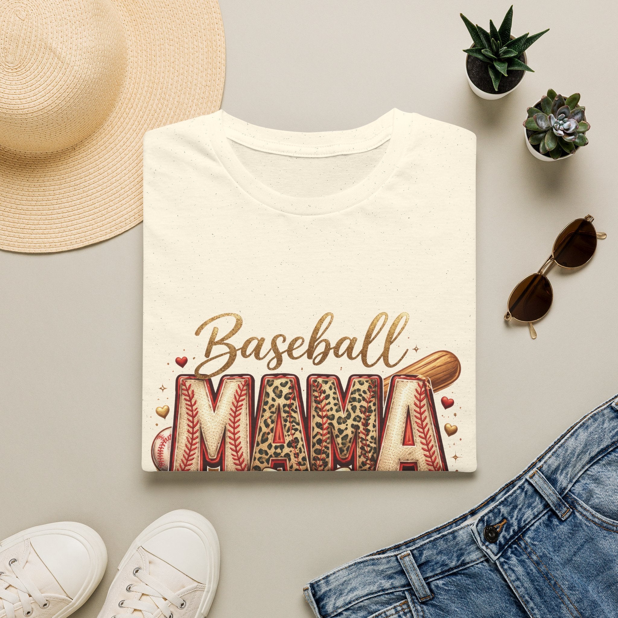 Baseball Mom - Softstyle T-Shirt