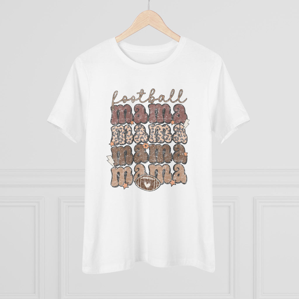 Football Mama x4 - Cotton Tee