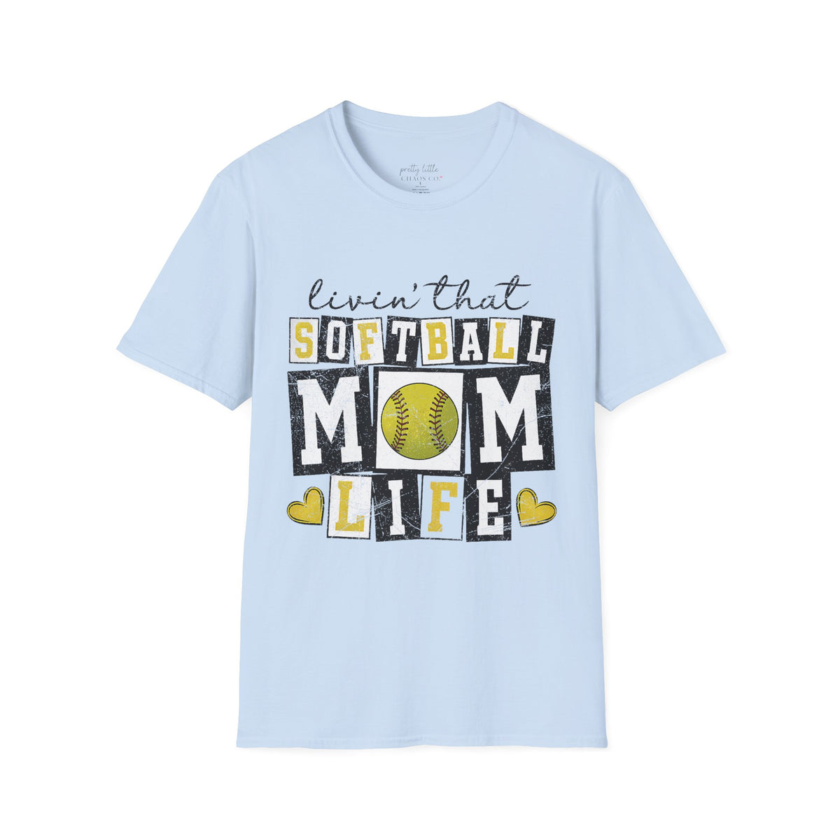 Softball Mom Life - Softstyle T-Shirt