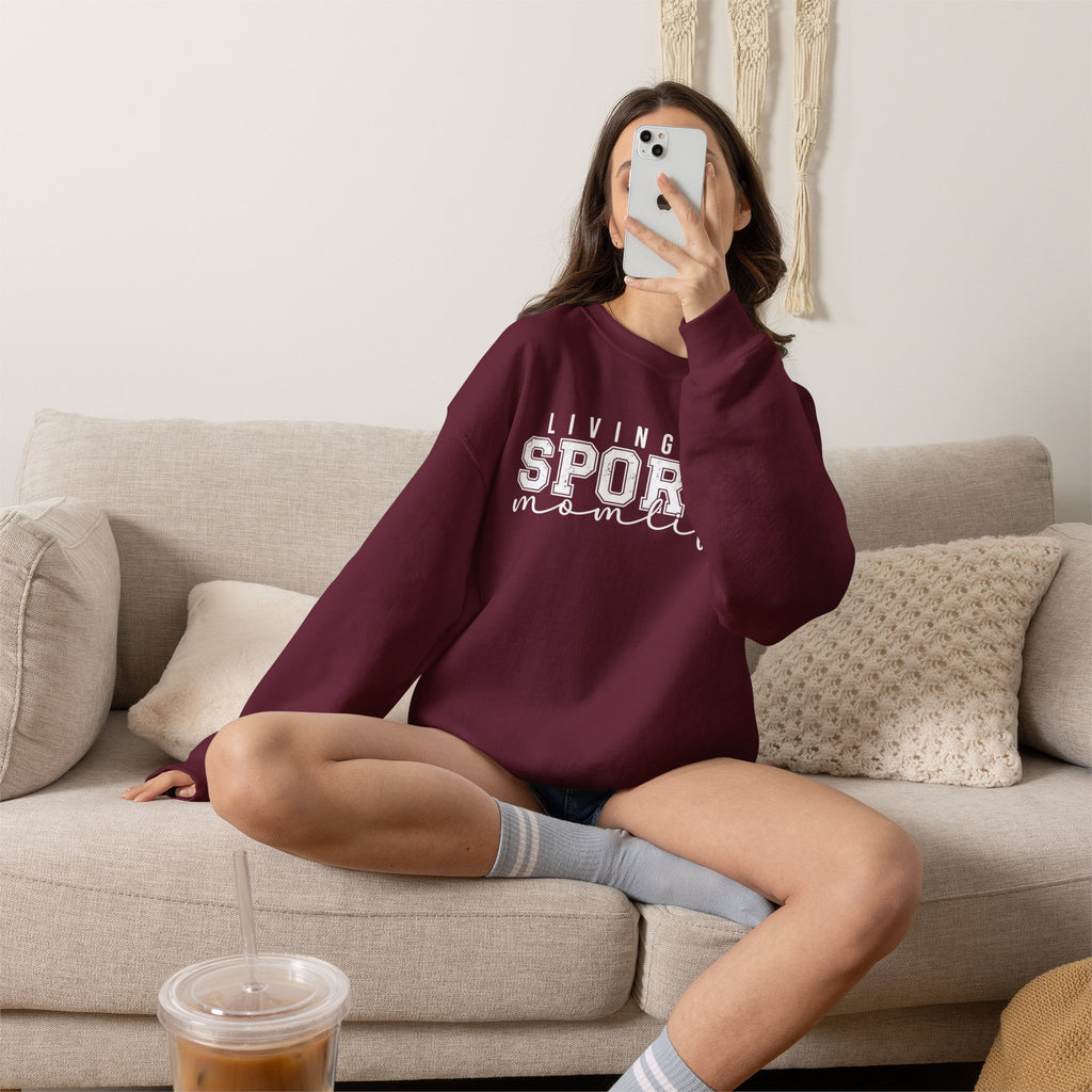 Sports Mom Life - Heavy Blend™ Crewneck Sweatshirt