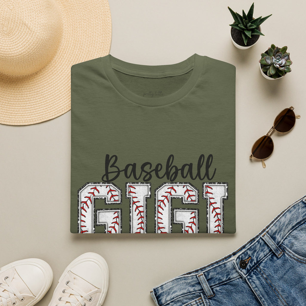 Baseball GiGi tee, view 4