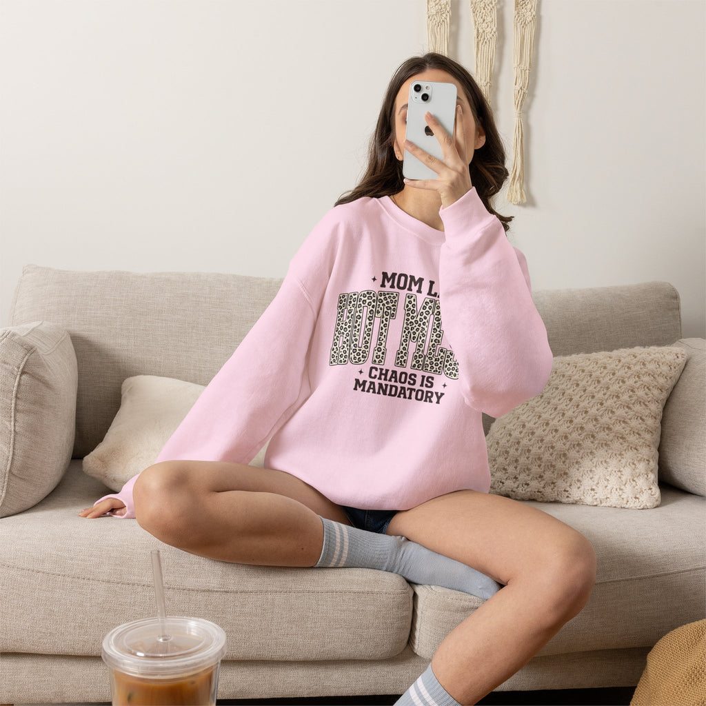Mom Life Hot Mess - Heavy Blend™ Crewneck Sweatshirt