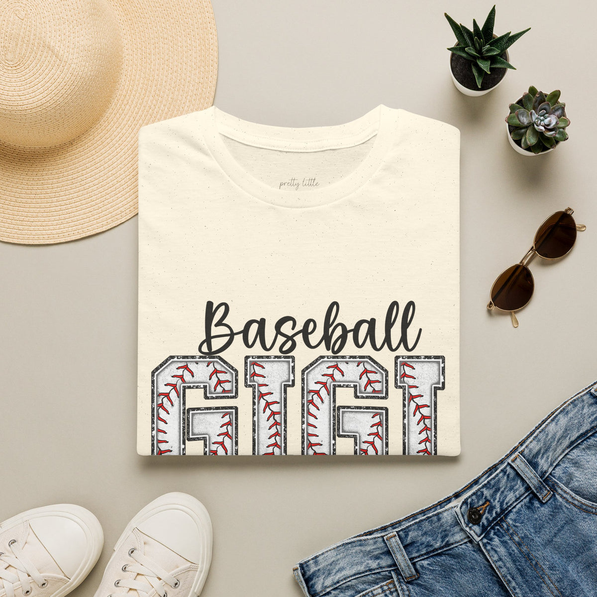 Baseball GiGi tee, view 3