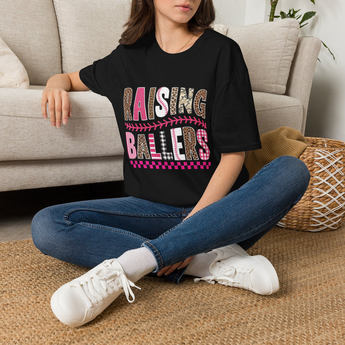 Raising Ballers - Softstyle T-Shirt