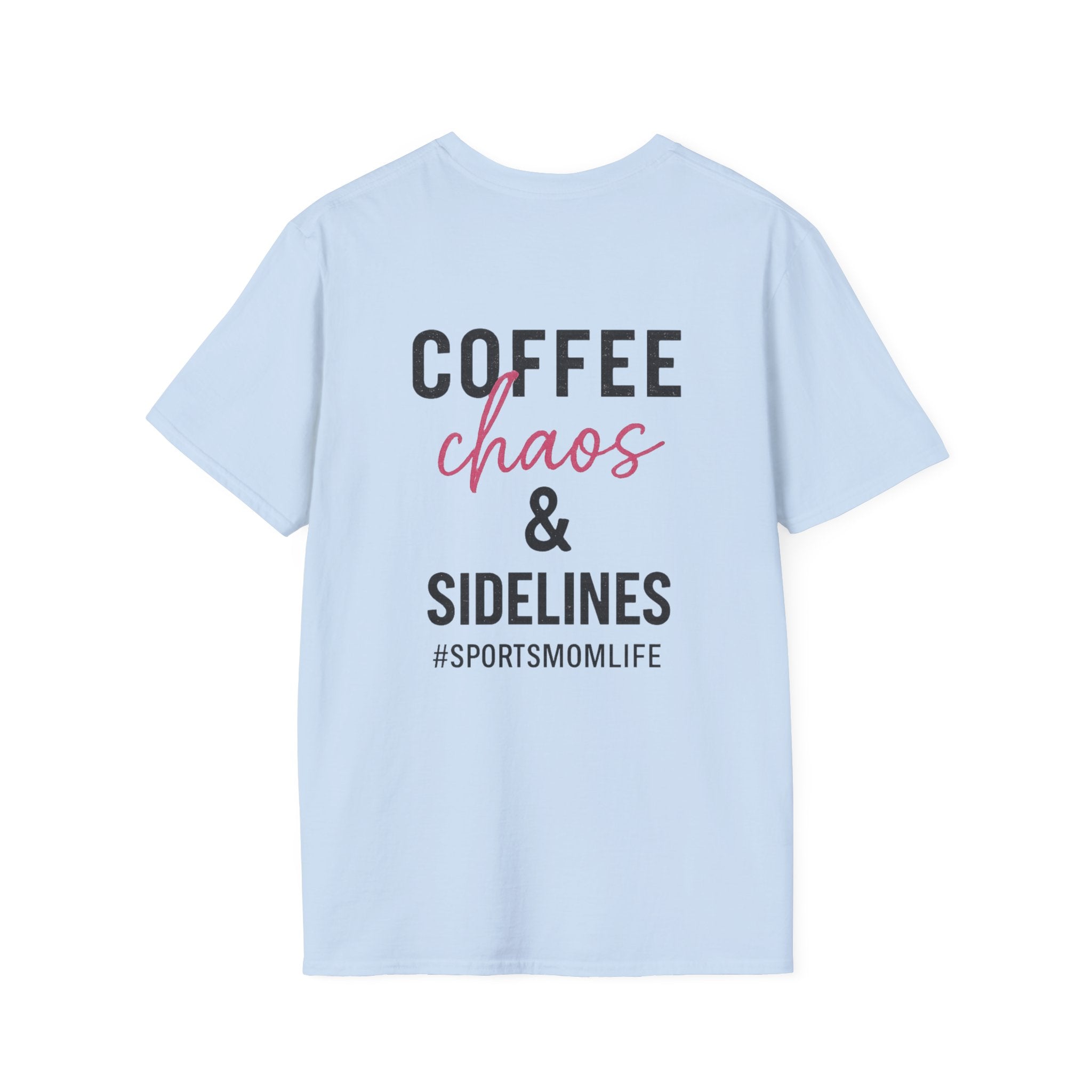 Coffee, Chaos & Sidelines - Softstyle T-Shirt