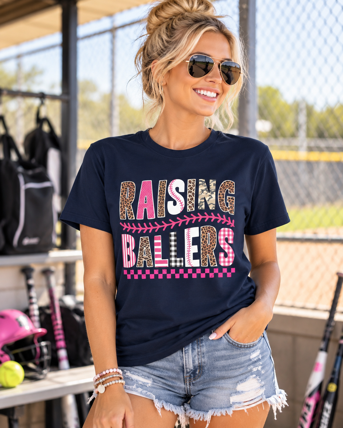 Raising Ballers - Softstyle T-Shirt