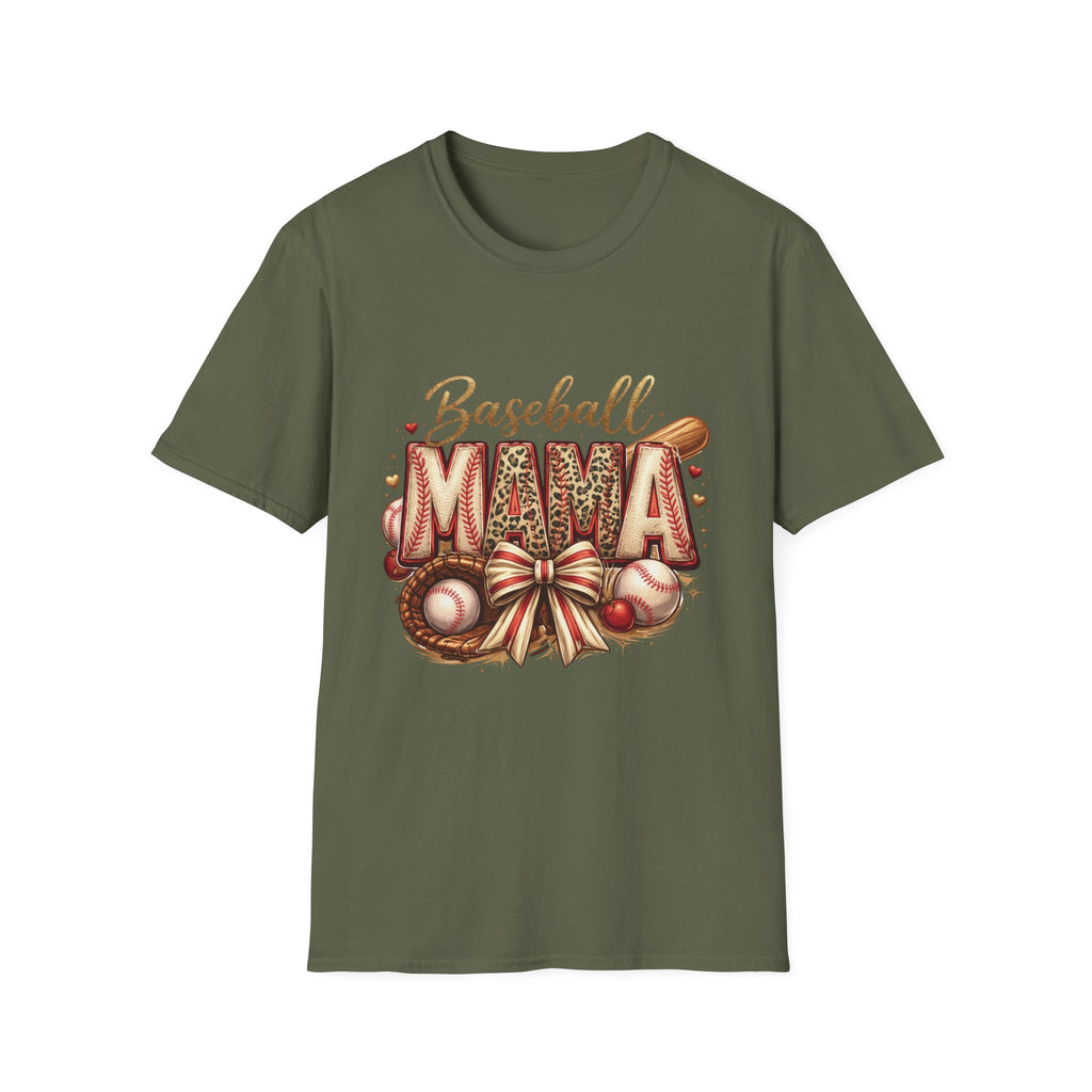 Baseball Mom - Softstyle T-Shirt