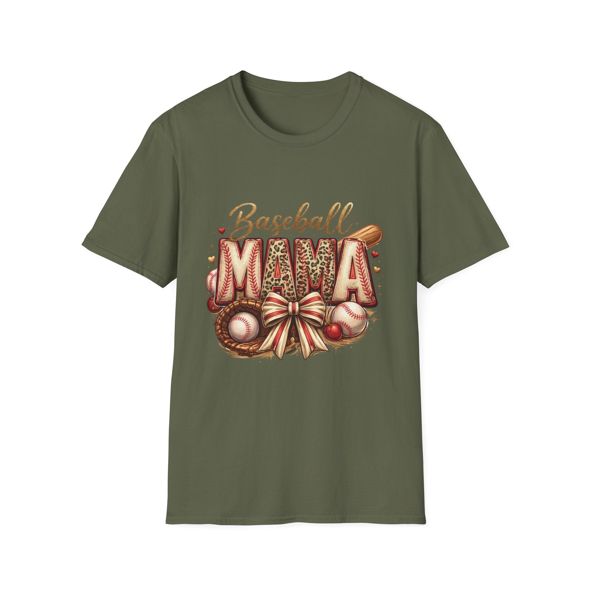 Baseball Mom - Softstyle T-Shirt