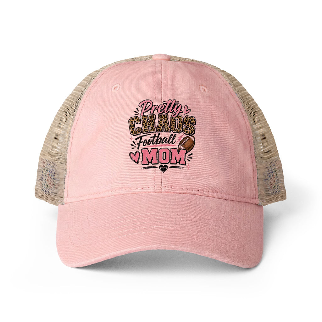 Pretty Chaos Football Mom- Lighter Hats