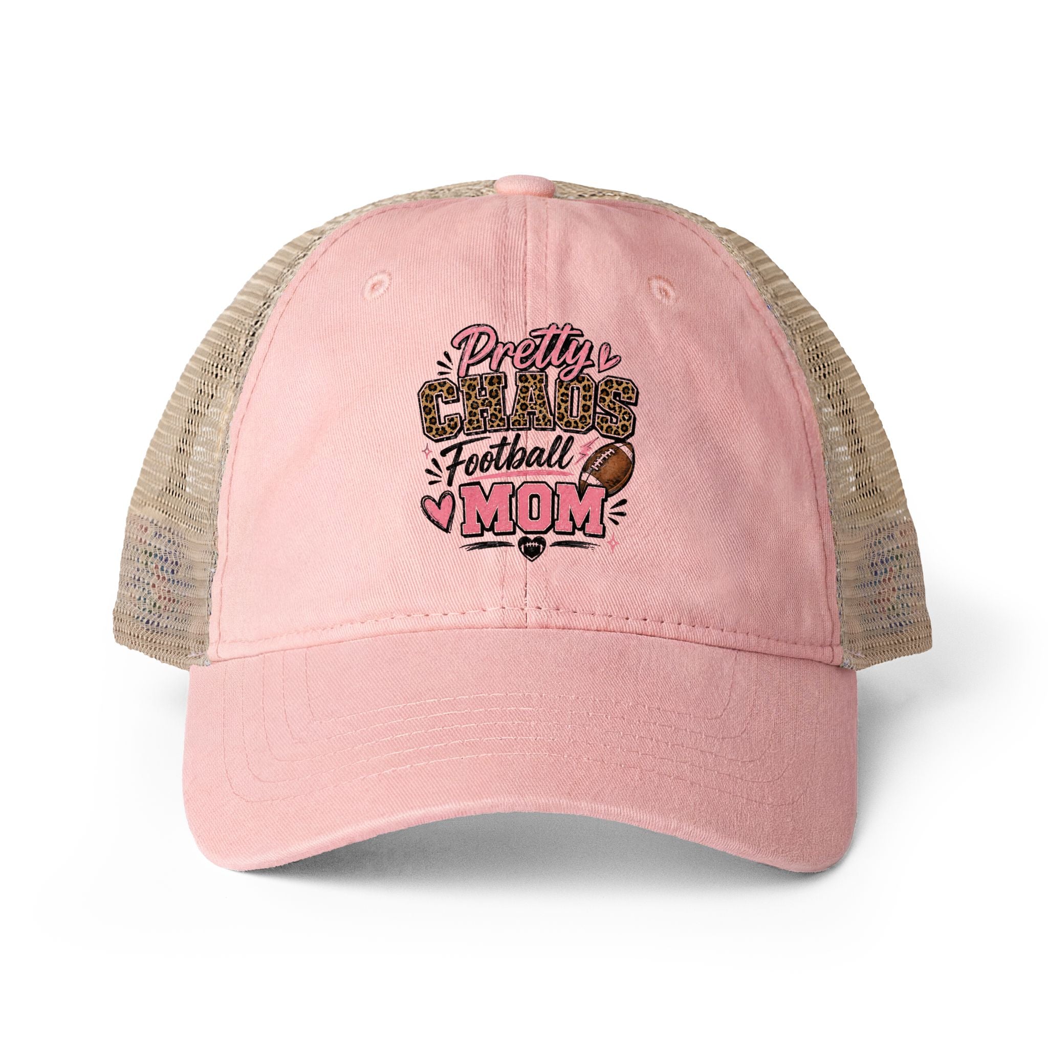 Pretty Chaos Football Mom- Lighter Hats