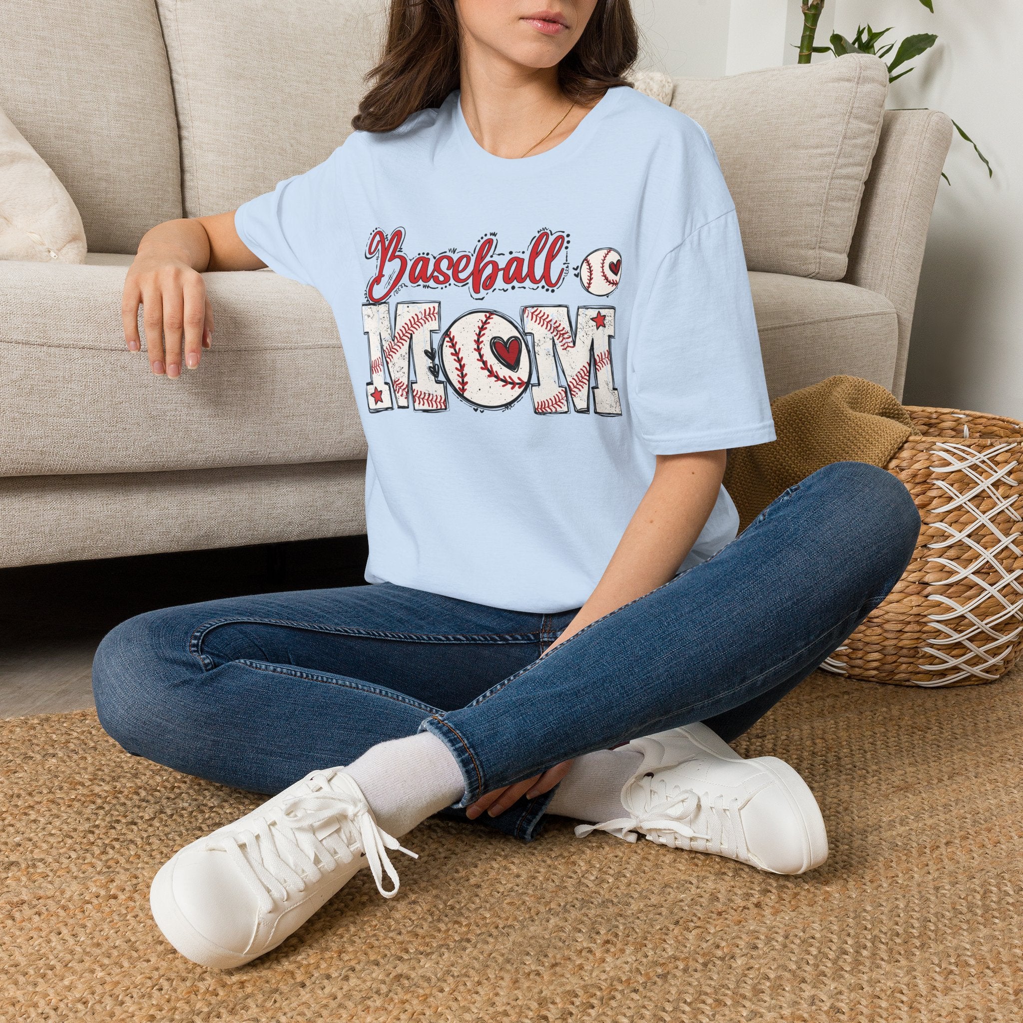 Baseball Mom - Softstyle T-Shirt