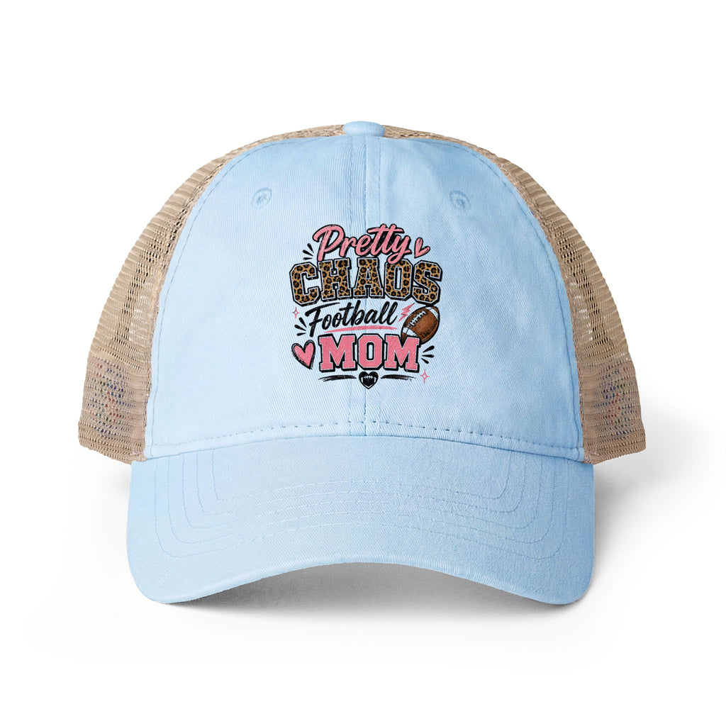 Pretty Chaos Football Mom- Lighter Hats