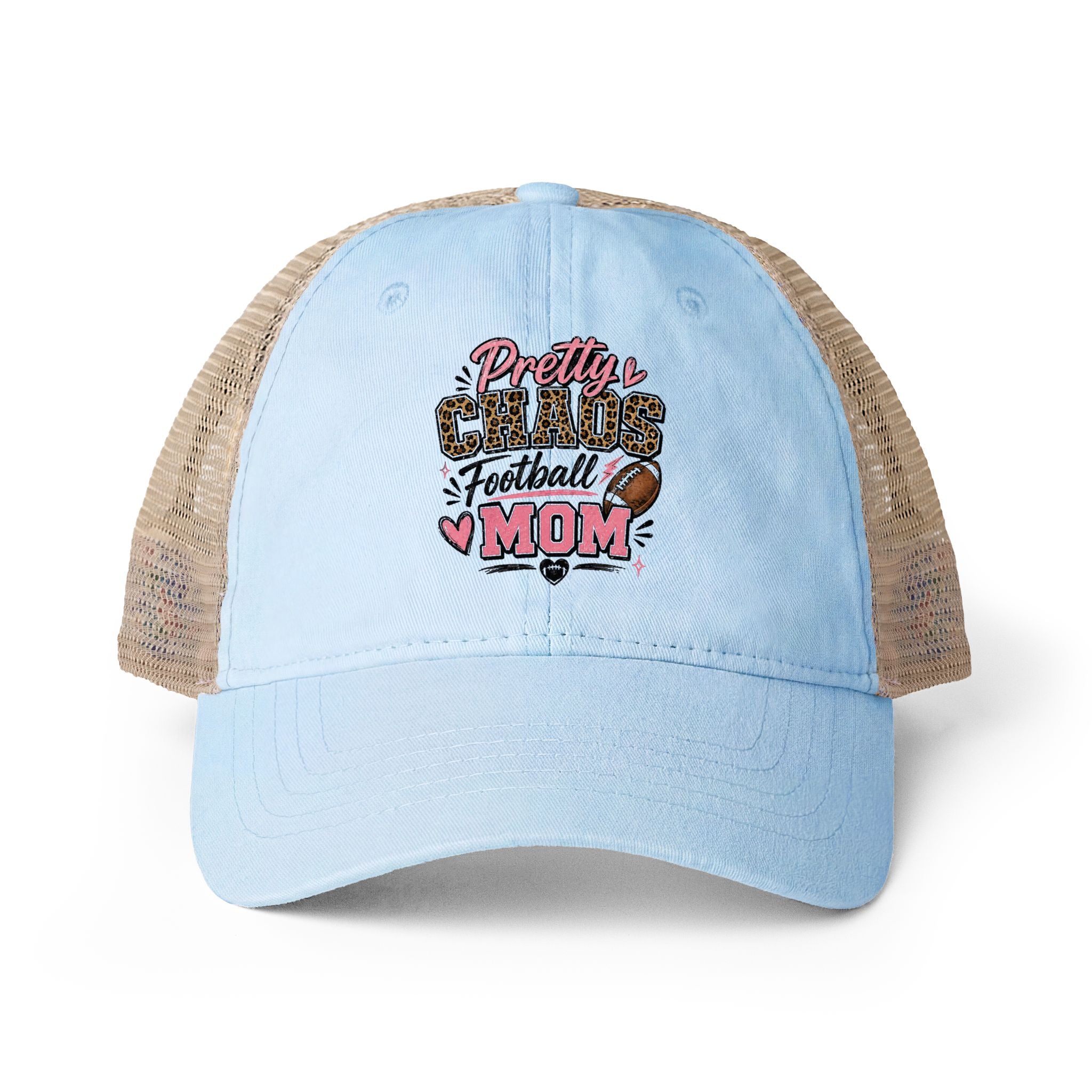 Pretty Chaos Football Mom- Lighter Hats