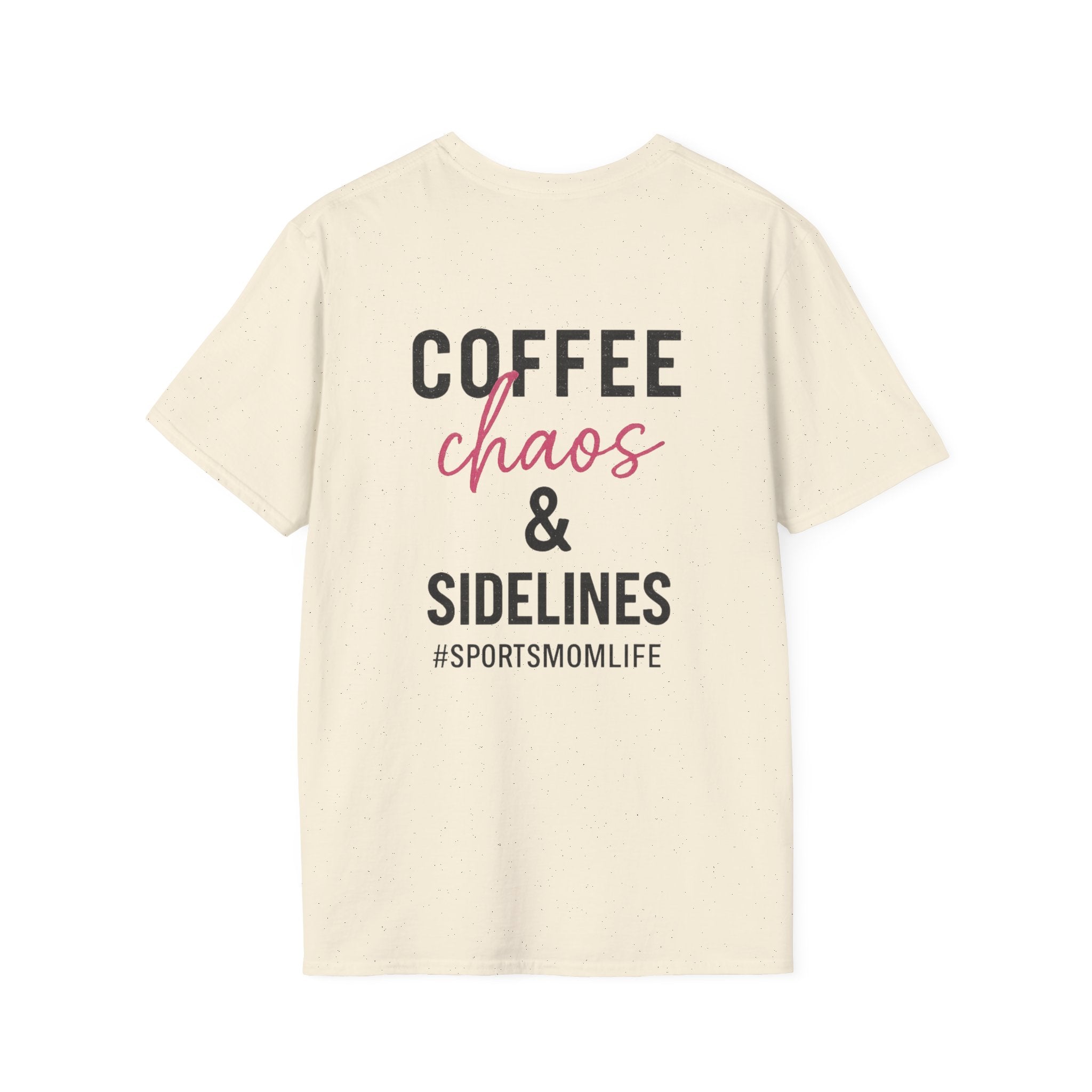 Coffee, Chaos & Sidelines - Softstyle T-Shirt