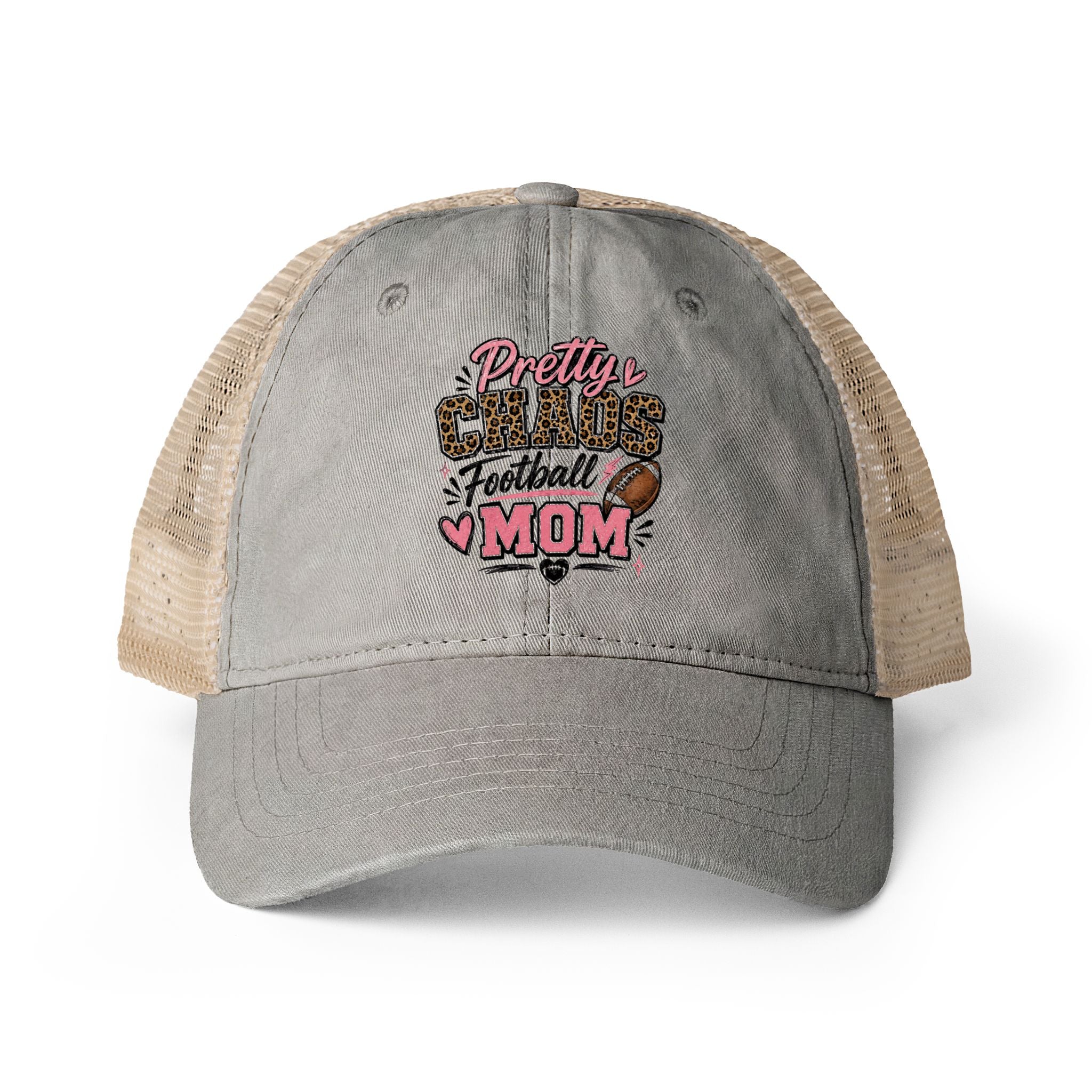 Pretty Chaos Football Mom- Lighter Hats
